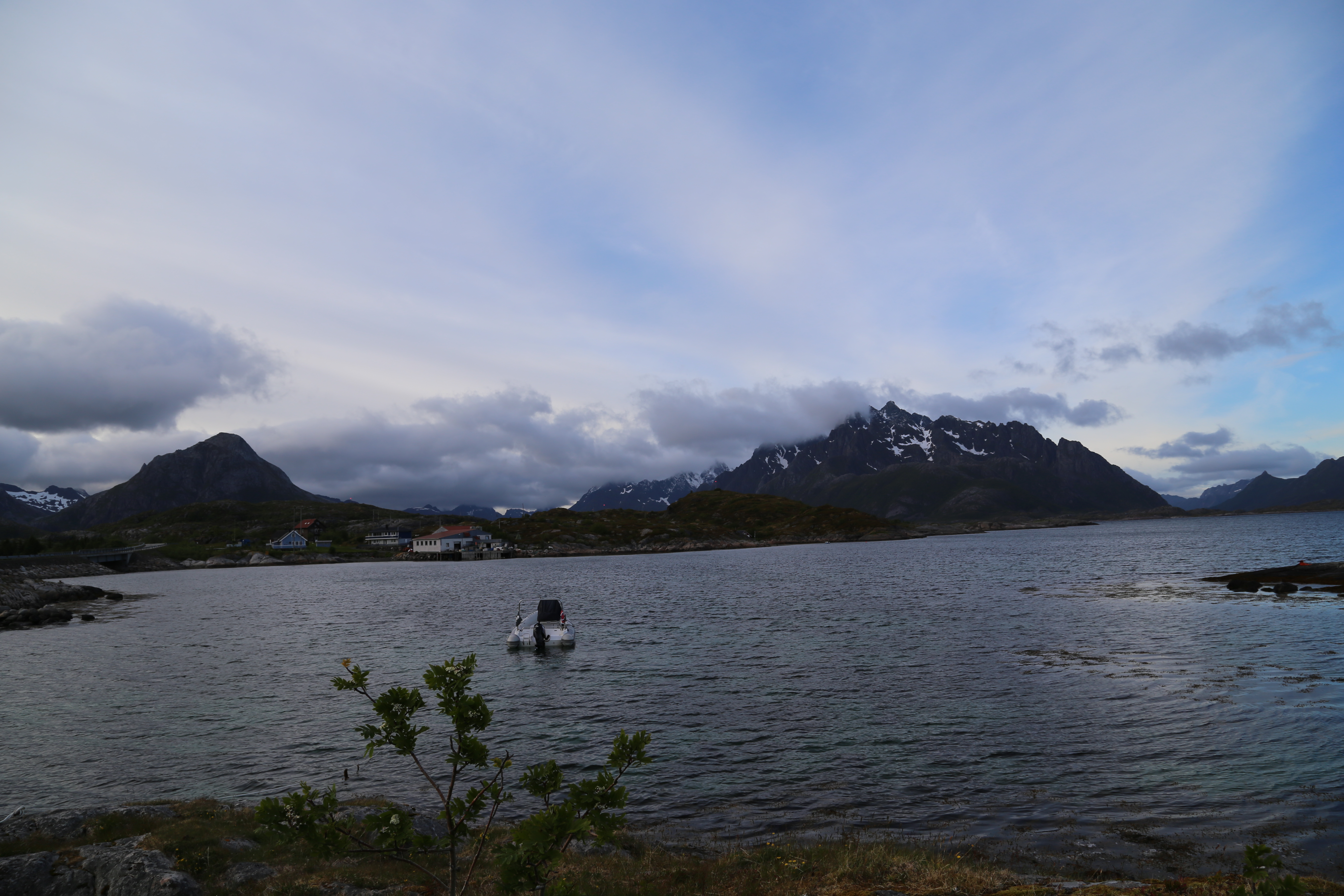 2014 Europe Trip Day 18 - Norway (Lofoten Islands: Sordal Tunnel (4 miles),  Sloverfjord Tunnel (2 miles), Chocolate Chip Rolls, Svolvaer, Lofoten Stockfish (Hanging Cod), Fishing Village Named Å, Snails, Fiskeburger (Fish Burger), Wild Reindeer) 