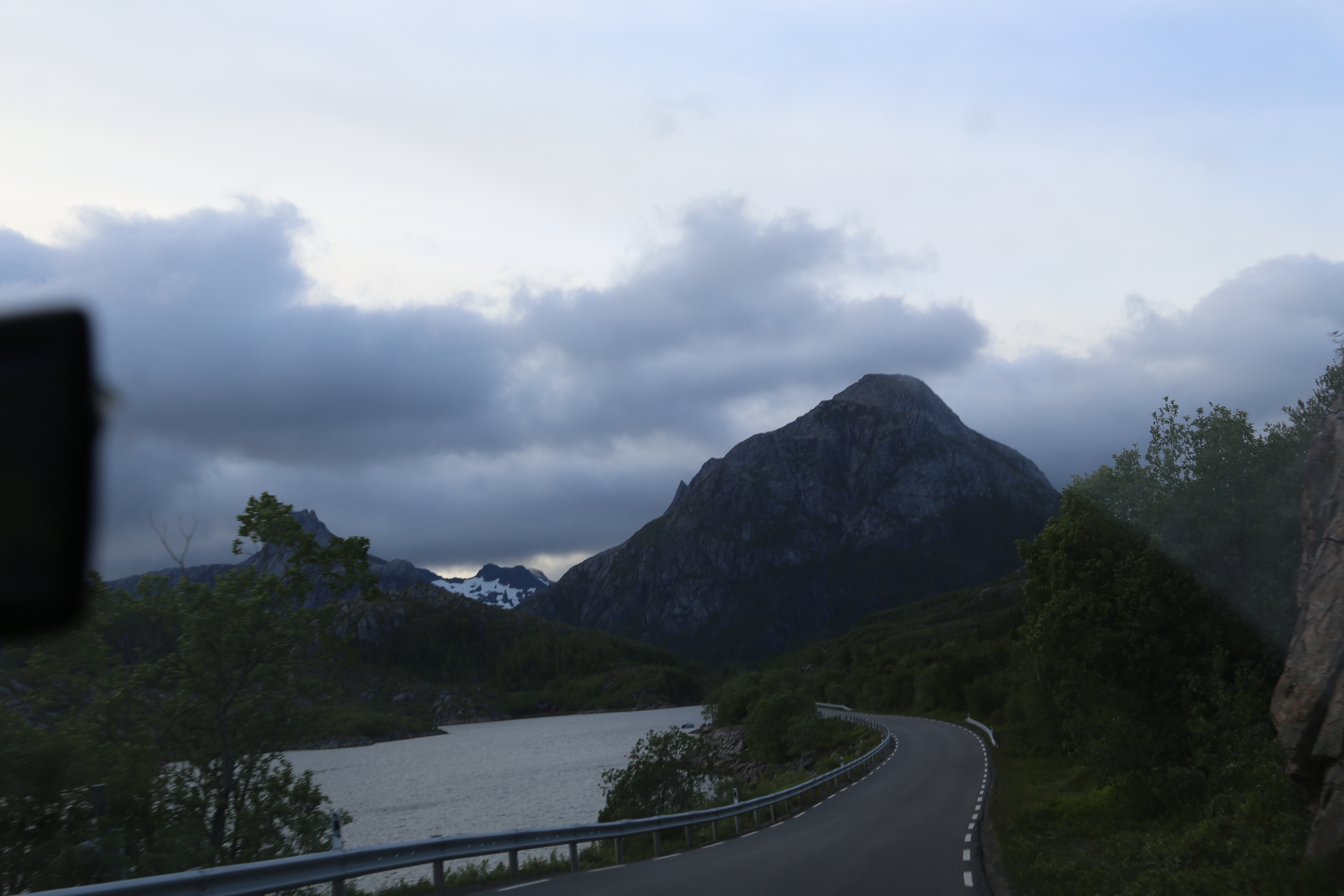 2014 Europe Trip Day 18 - Norway (Lofoten Islands: Sordal Tunnel (4 miles),  Sloverfjord Tunnel (2 miles), Chocolate Chip Rolls, Svolvaer, Lofoten Stockfish (Hanging Cod), Fishing Village Named Å, Snails, Fiskeburger (Fish Burger), Wild Reindeer) 