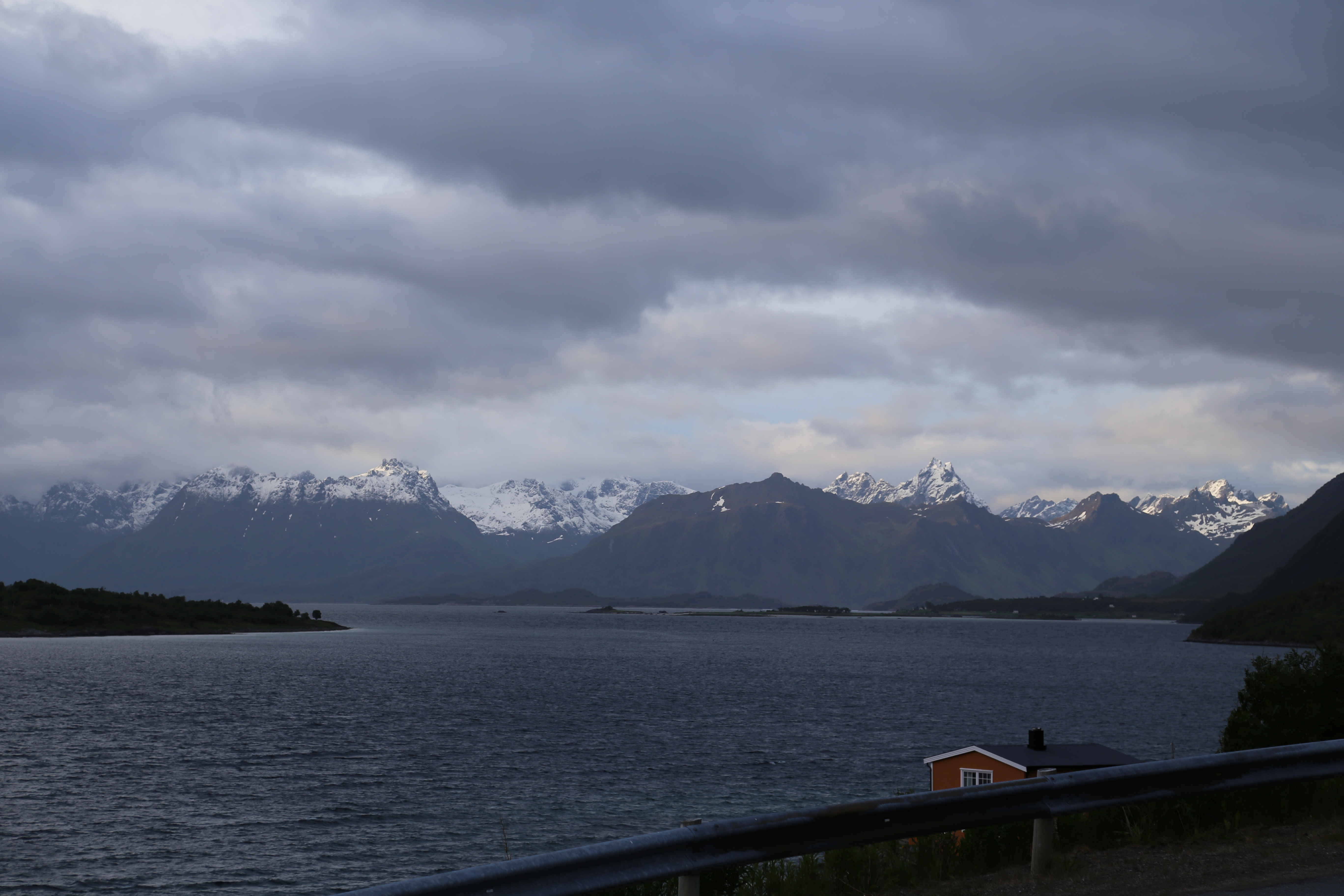 2014 Europe Trip Day 18 - Norway (Lofoten Islands: Sordal Tunnel (4 miles),  Sloverfjord Tunnel (2 miles), Chocolate Chip Rolls, Svolvaer, Lofoten Stockfish (Hanging Cod), Fishing Village Named Å, Snails, Fiskeburger (Fish Burger), Wild Reindeer) 