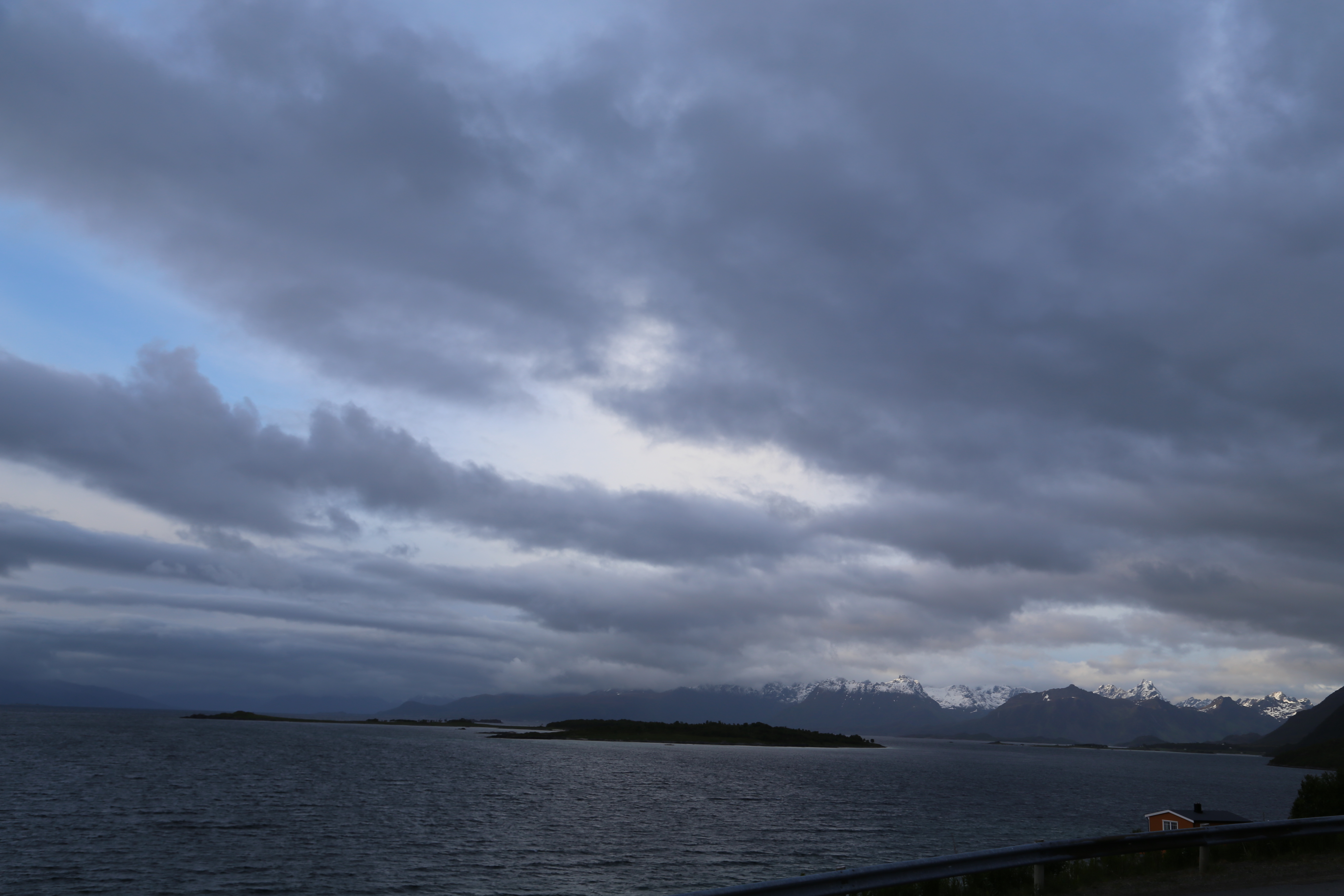 2014 Europe Trip Day 18 - Norway (Lofoten Islands: Sordal Tunnel (4 miles),  Sloverfjord Tunnel (2 miles), Chocolate Chip Rolls, Svolvaer, Lofoten Stockfish (Hanging Cod), Fishing Village Named Å, Snails, Fiskeburger (Fish Burger), Wild Reindeer) 