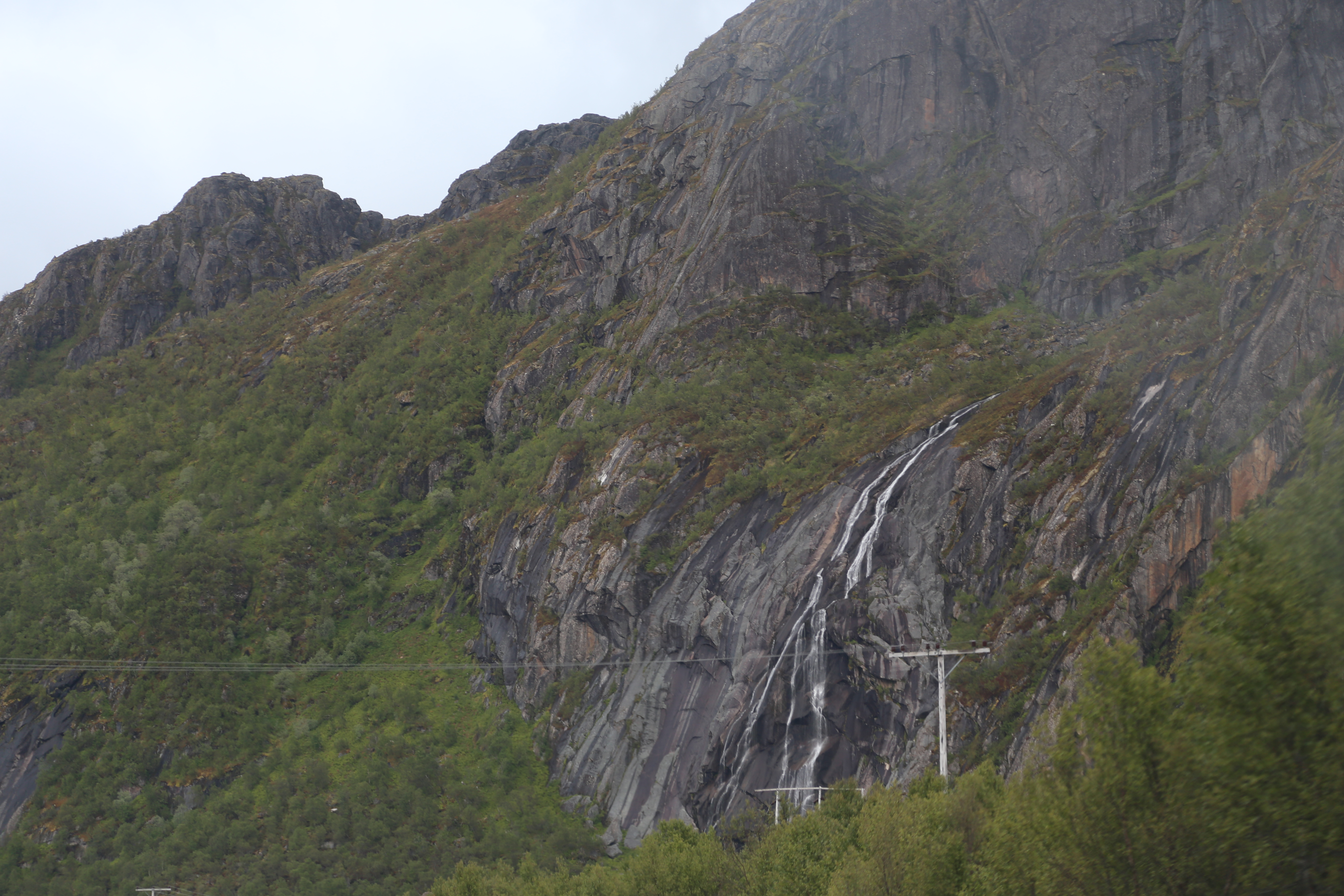 2014 Europe Trip Day 18 - Norway (Lofoten Islands: Sordal Tunnel (4 miles),  Sloverfjord Tunnel (2 miles), Chocolate Chip Rolls, Svolvaer, Lofoten Stockfish (Hanging Cod), Fishing Village Named Å, Snails, Fiskeburger (Fish Burger), Wild Reindeer) 