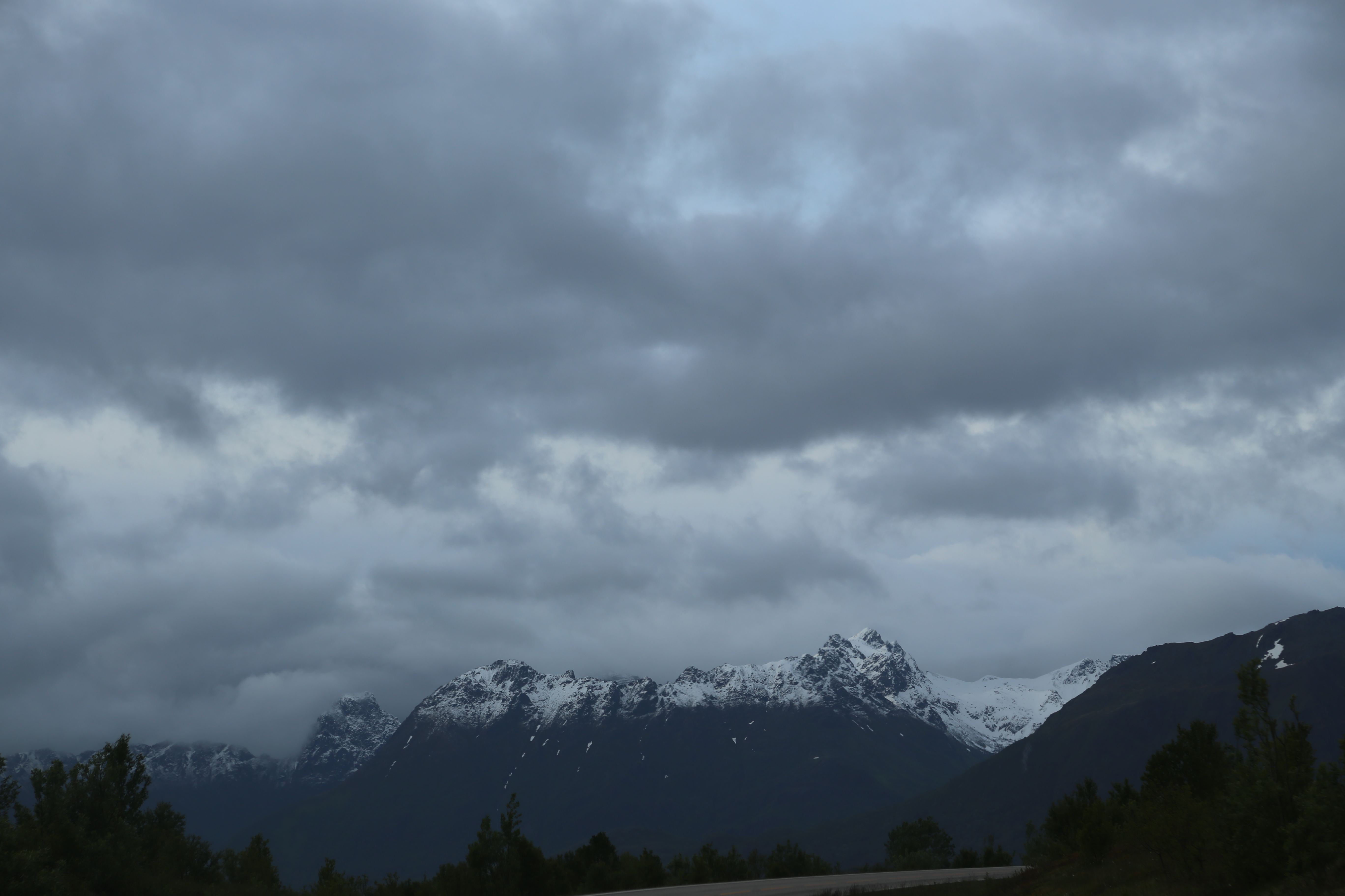 2014 Europe Trip Day 18 - Norway (Lofoten Islands: Sordal Tunnel (4 miles),  Sloverfjord Tunnel (2 miles), Chocolate Chip Rolls, Svolvaer, Lofoten Stockfish (Hanging Cod), Fishing Village Named Å, Snails, Fiskeburger (Fish Burger), Wild Reindeer) 