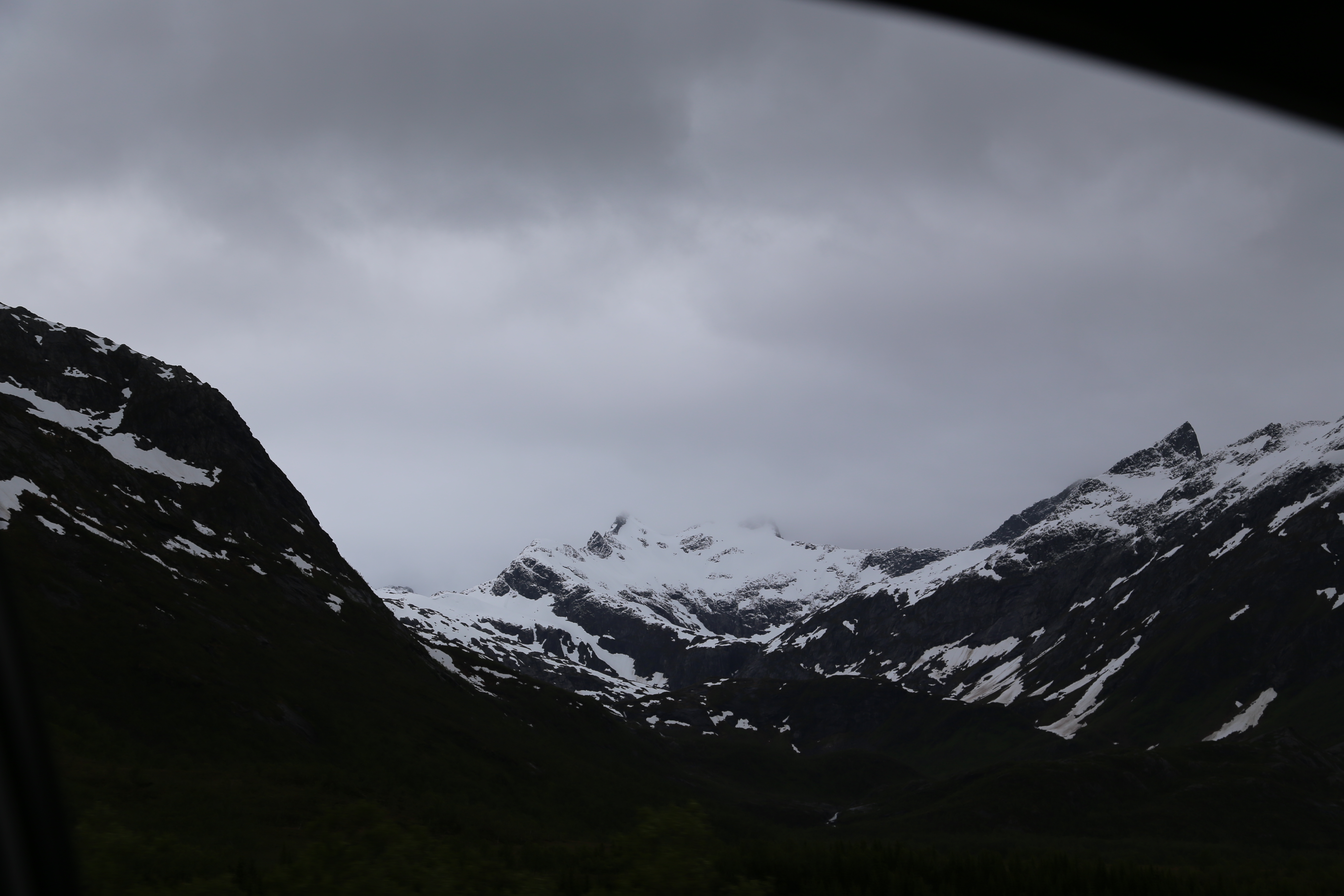 2014 Europe Trip Day 18 - Norway (Lofoten Islands: Sordal Tunnel (4 miles),  Sloverfjord Tunnel (2 miles), Chocolate Chip Rolls, Svolvaer, Lofoten Stockfish (Hanging Cod), Fishing Village Named Å, Snails, Fiskeburger (Fish Burger), Wild Reindeer) 