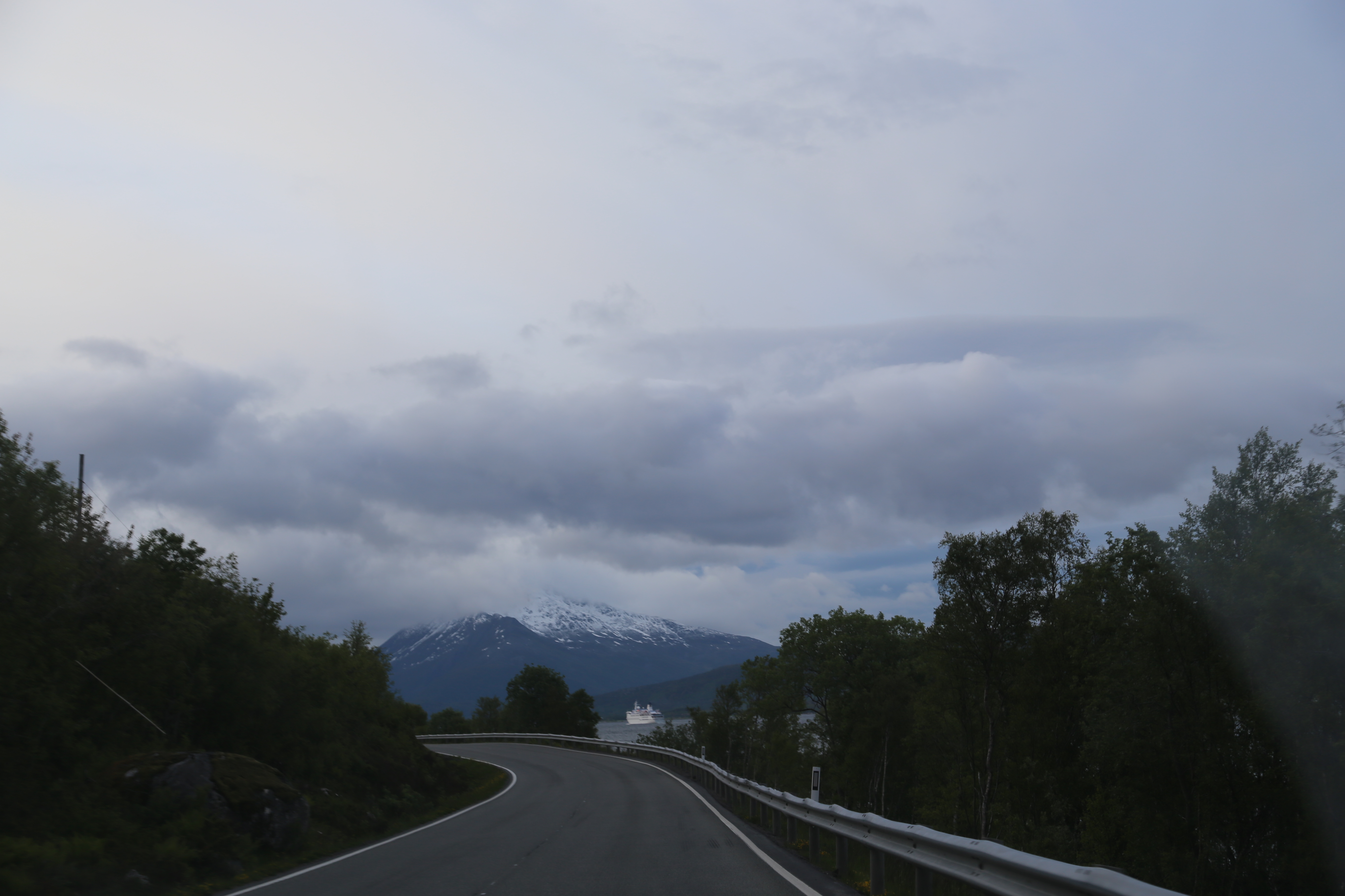 2014 Europe Trip Day 18 - Norway (Lofoten Islands: Sordal Tunnel (4 miles),  Sloverfjord Tunnel (2 miles), Chocolate Chip Rolls, Svolvaer, Lofoten Stockfish (Hanging Cod), Fishing Village Named Å, Snails, Fiskeburger (Fish Burger), Wild Reindeer) 