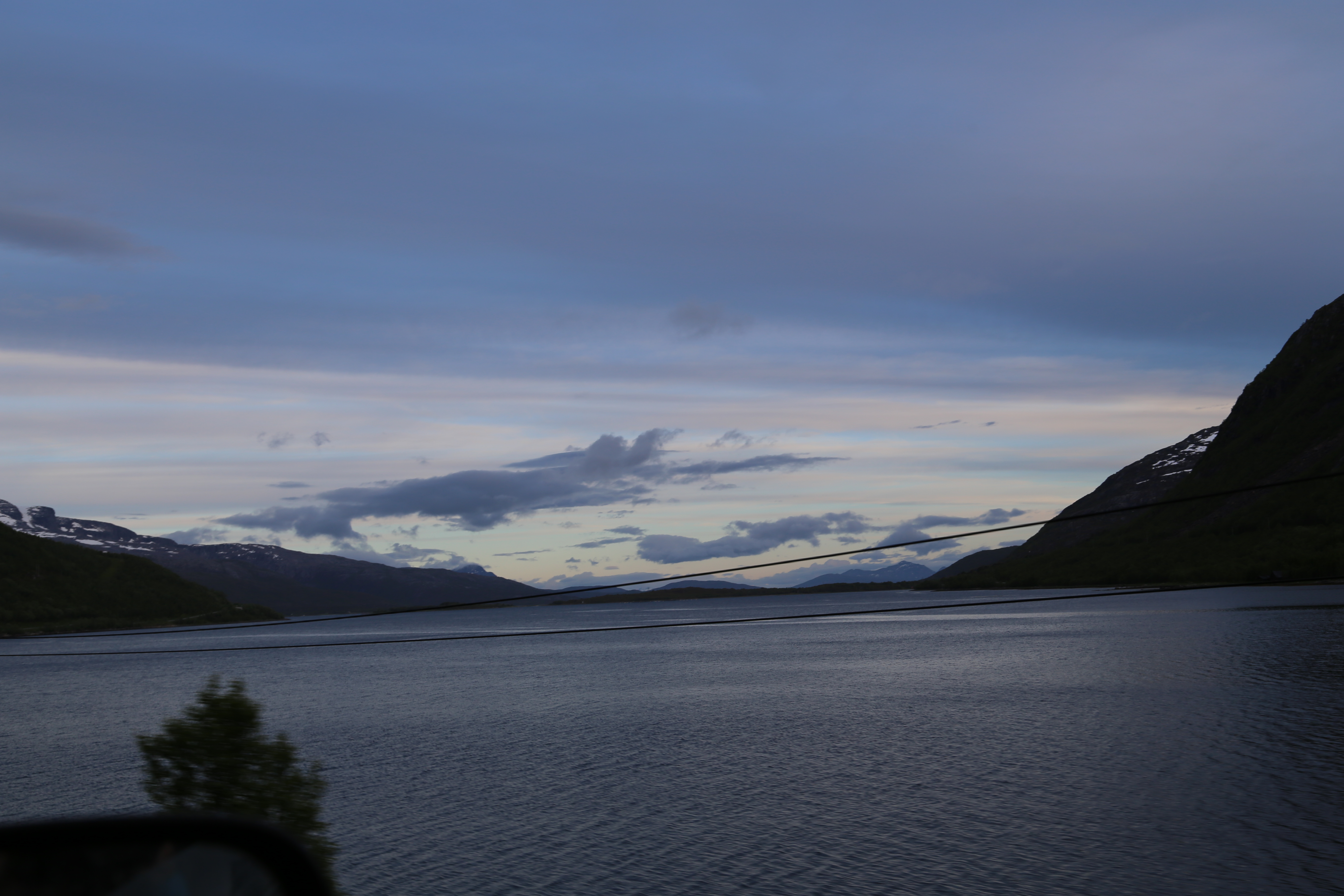 2014 Europe Trip Day 18 - Norway (Lofoten Islands: Sordal Tunnel (4 miles),  Sloverfjord Tunnel (2 miles), Chocolate Chip Rolls, Svolvaer, Lofoten Stockfish (Hanging Cod), Fishing Village Named Å, Snails, Fiskeburger (Fish Burger), Wild Reindeer) 