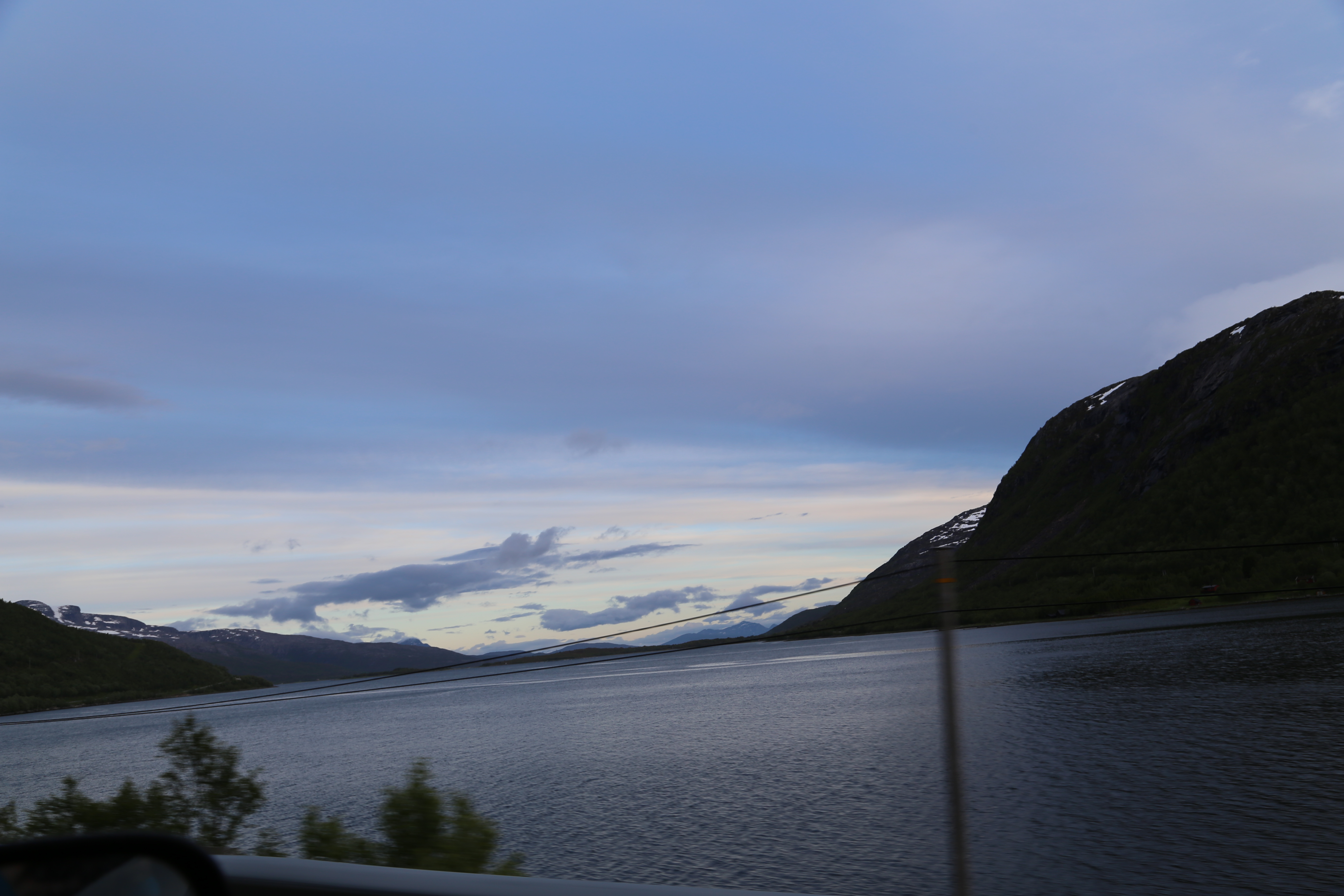 2014 Europe Trip Day 18 - Norway (Lofoten Islands: Sordal Tunnel (4 miles),  Sloverfjord Tunnel (2 miles), Chocolate Chip Rolls, Svolvaer, Lofoten Stockfish (Hanging Cod), Fishing Village Named Å, Snails, Fiskeburger (Fish Burger), Wild Reindeer) 