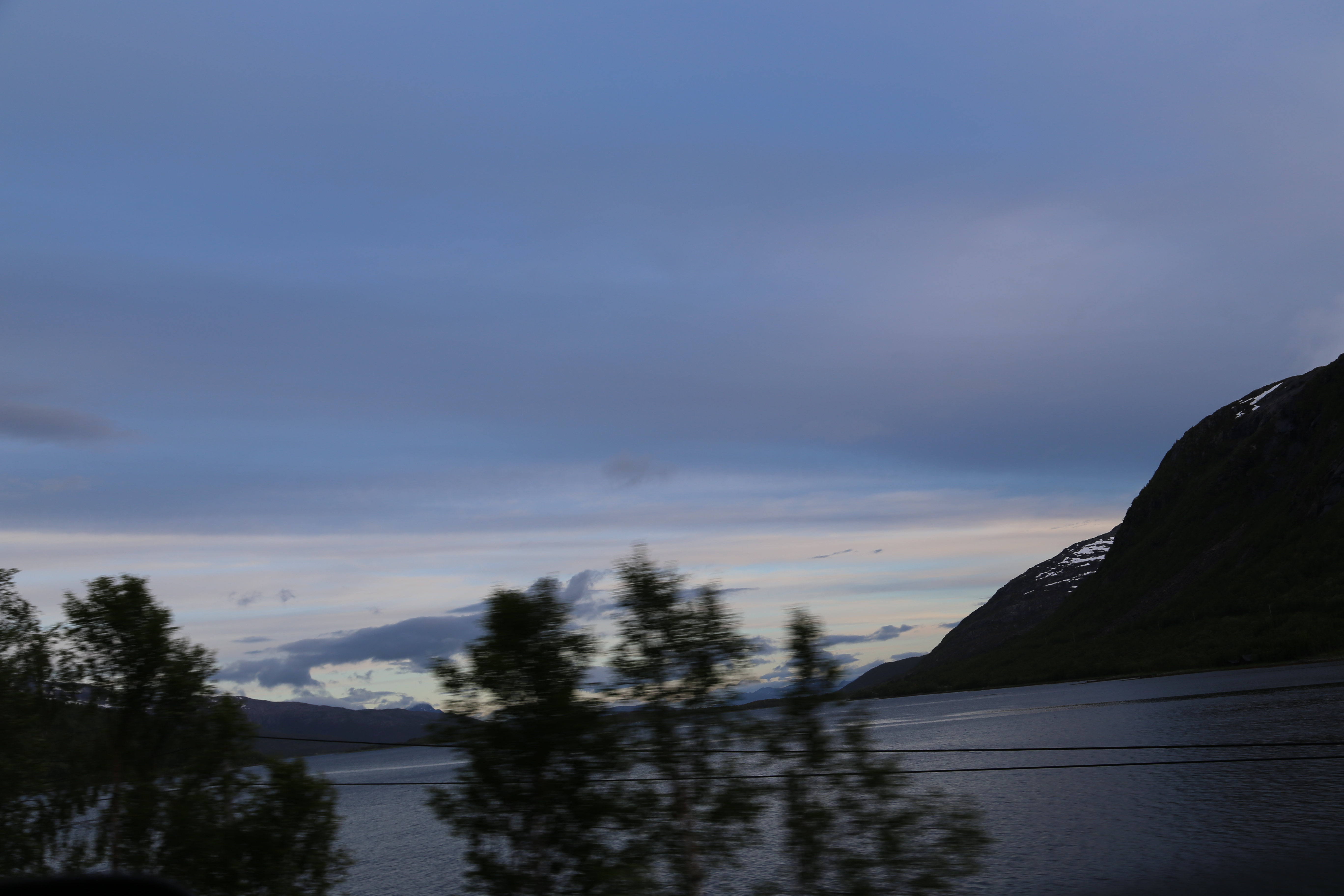 2014 Europe Trip Day 18 - Norway (Lofoten Islands: Sordal Tunnel (4 miles),  Sloverfjord Tunnel (2 miles), Chocolate Chip Rolls, Svolvaer, Lofoten Stockfish (Hanging Cod), Fishing Village Named Å, Snails, Fiskeburger (Fish Burger), Wild Reindeer) 