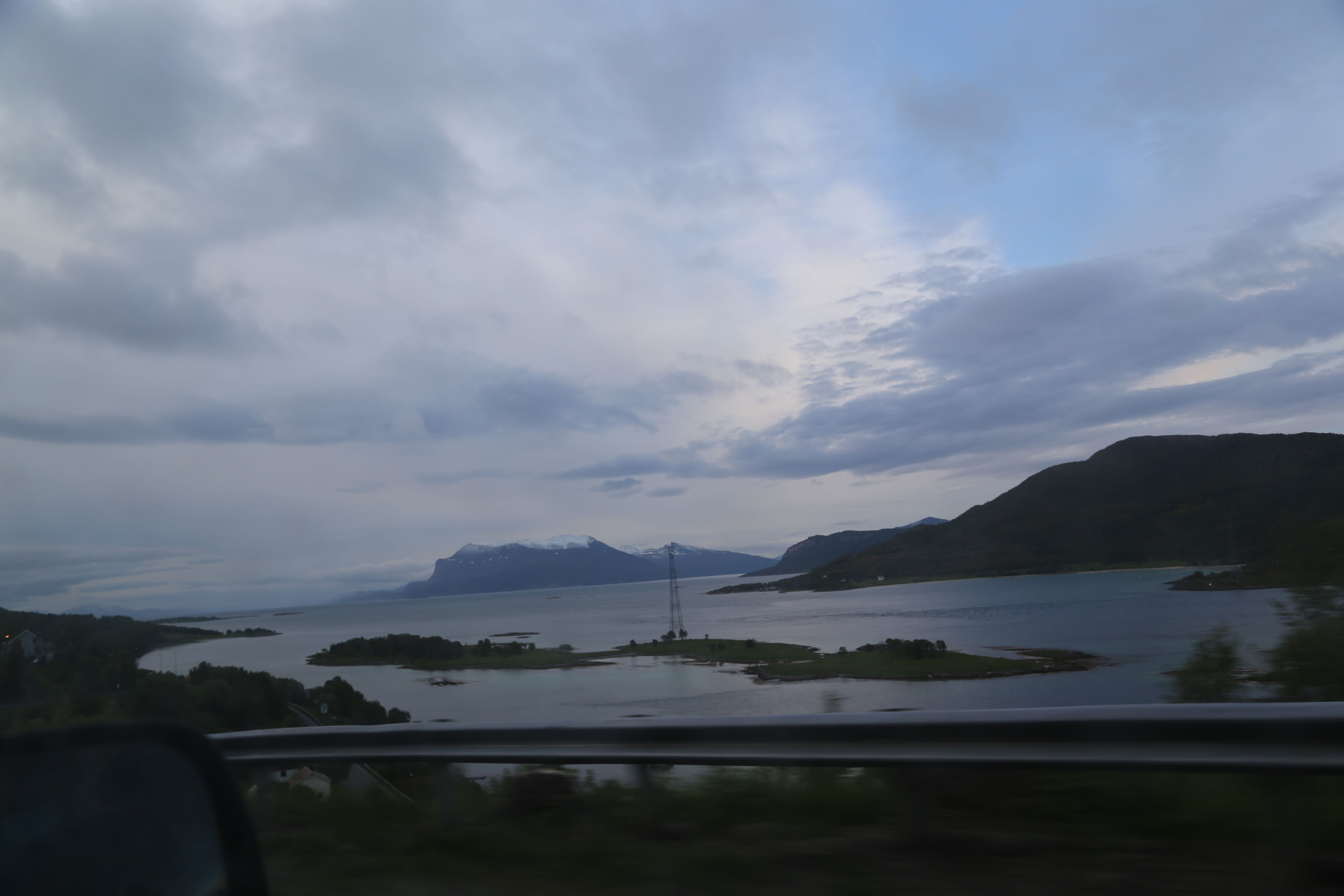 2014 Europe Trip Day 18 - Norway (Lofoten Islands: Sordal Tunnel (4 miles),  Sloverfjord Tunnel (2 miles), Chocolate Chip Rolls, Svolvaer, Lofoten Stockfish (Hanging Cod), Fishing Village Named Å, Snails, Fiskeburger (Fish Burger), Wild Reindeer) 