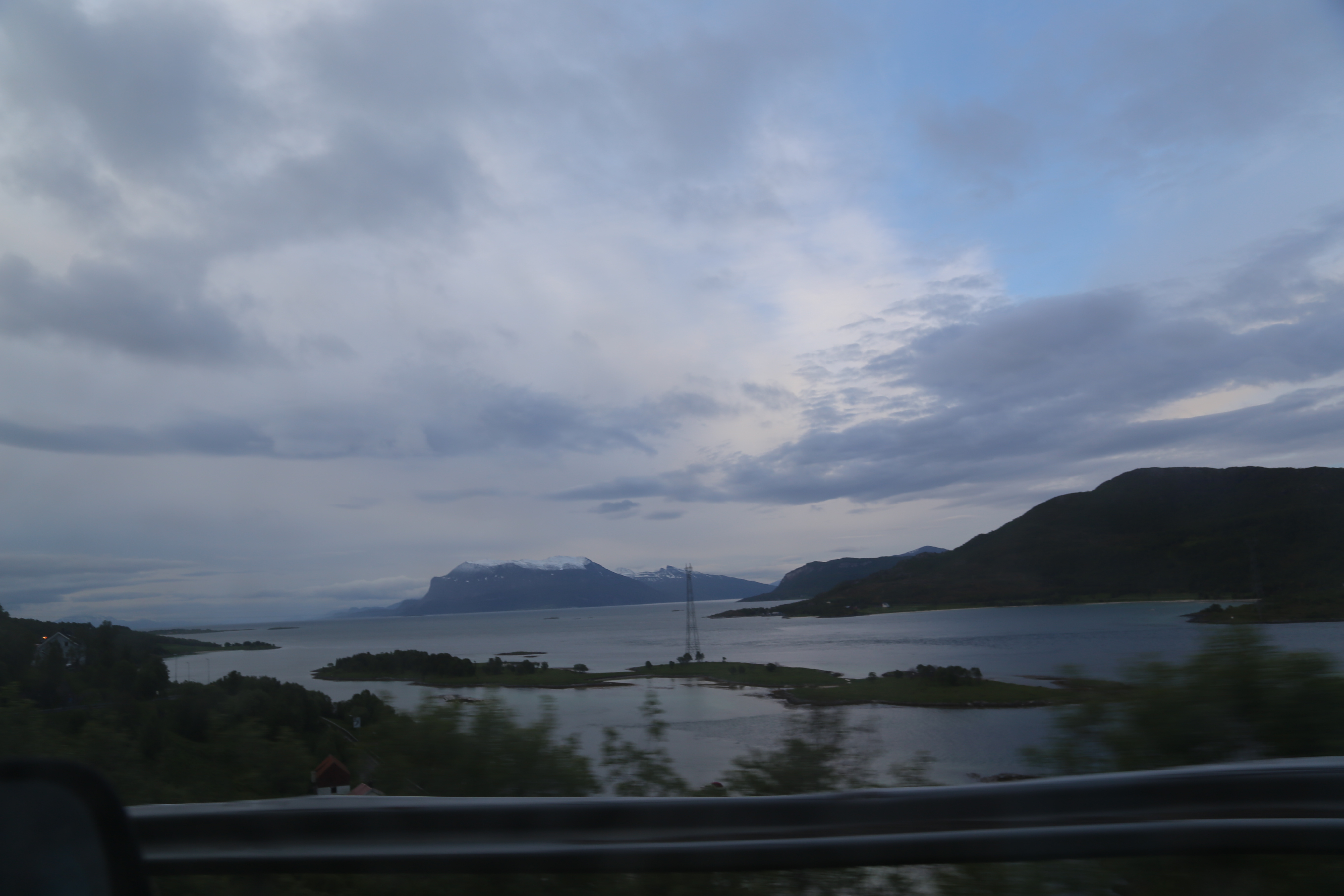 2014 Europe Trip Day 18 - Norway (Lofoten Islands: Sordal Tunnel (4 miles),  Sloverfjord Tunnel (2 miles), Chocolate Chip Rolls, Svolvaer, Lofoten Stockfish (Hanging Cod), Fishing Village Named Å, Snails, Fiskeburger (Fish Burger), Wild Reindeer) 