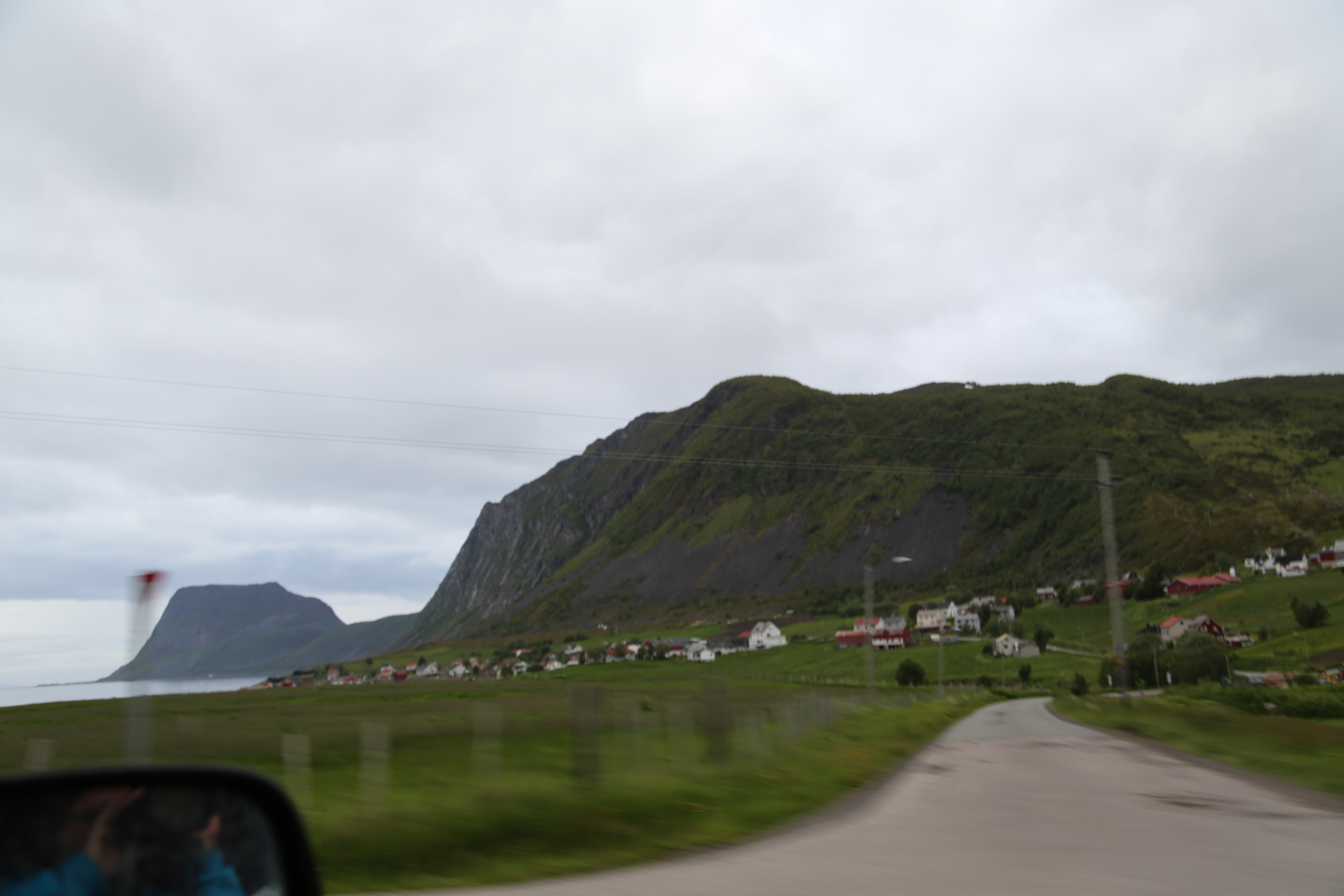 2014 Europe Trip Day 18 - Norway (Lofoten Islands: Sordal Tunnel (4 miles),  Sloverfjord Tunnel (2 miles), Chocolate Chip Rolls, Svolvaer, Lofoten Stockfish (Hanging Cod), Fishing Village Named Å, Snails, Fiskeburger (Fish Burger), Wild Reindeer) 