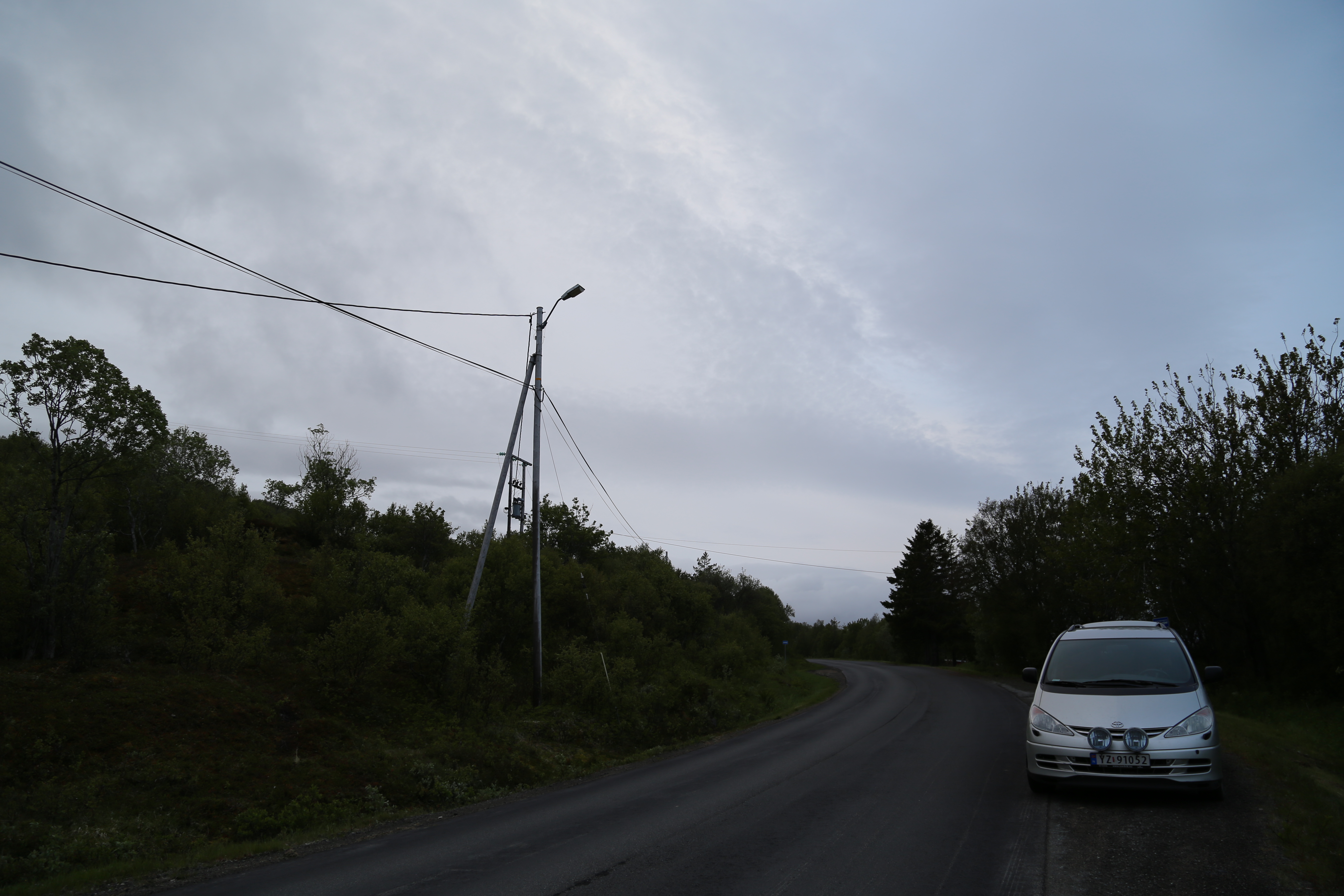 2014 Europe Trip Day 18 - Norway (Lofoten Islands: Sordal Tunnel (4 miles),  Sloverfjord Tunnel (2 miles), Chocolate Chip Rolls, Svolvaer, Lofoten Stockfish (Hanging Cod), Fishing Village Named Å, Snails, Fiskeburger (Fish Burger), Wild Reindeer) 