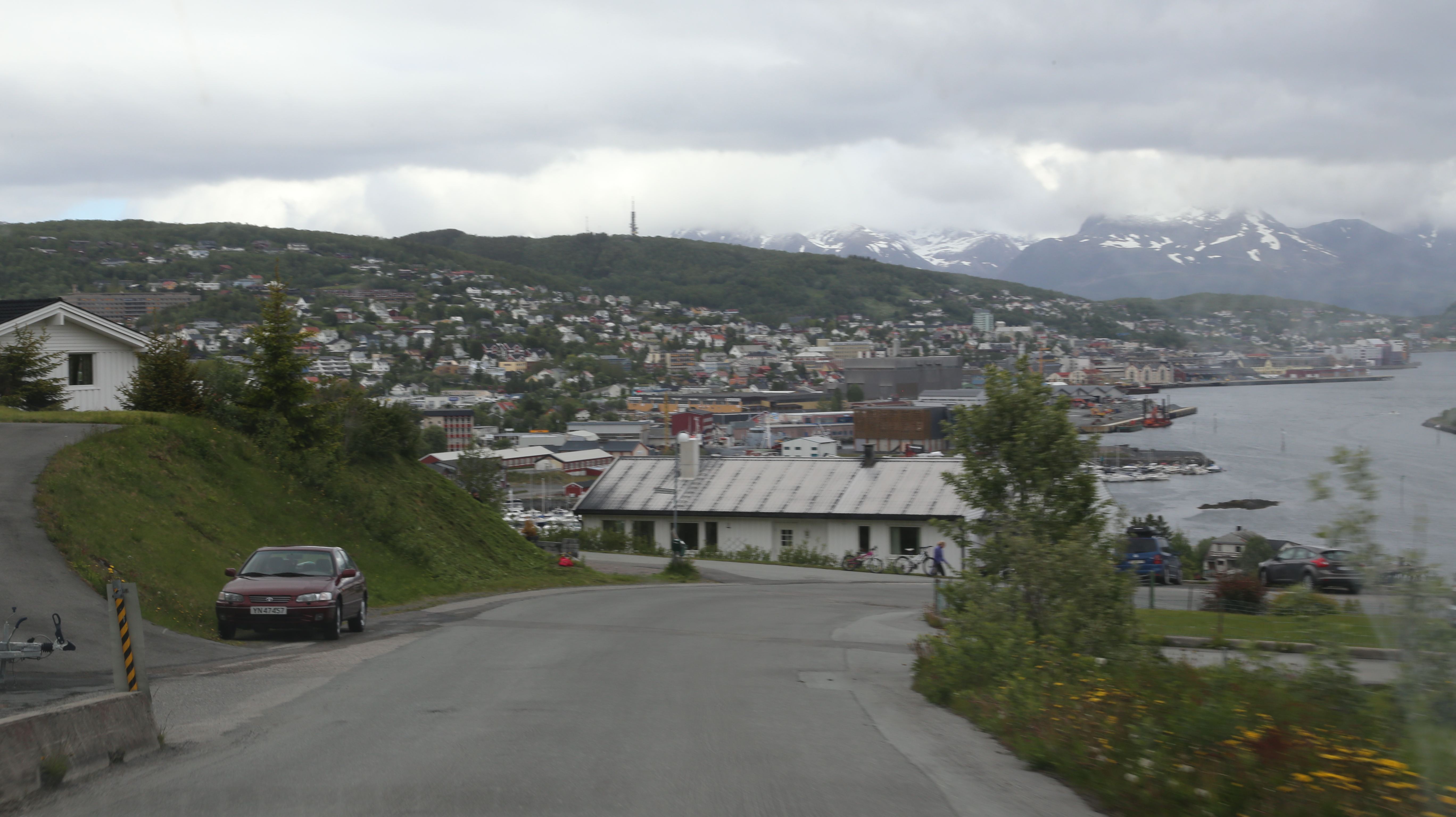 2014 Europe Trip Day 19 - Norway (Harstad & Kasfjord: Grete, Music Festival, Trondenes Church, Israelsen Gravestones, Viking Museum, Dinner with Israelsen Relatives (Tor-Arne & Bodil Eilertsen, Ernst Eilertsen, Arvid & Tove Eilertsen), Nupen Midnight Sun)