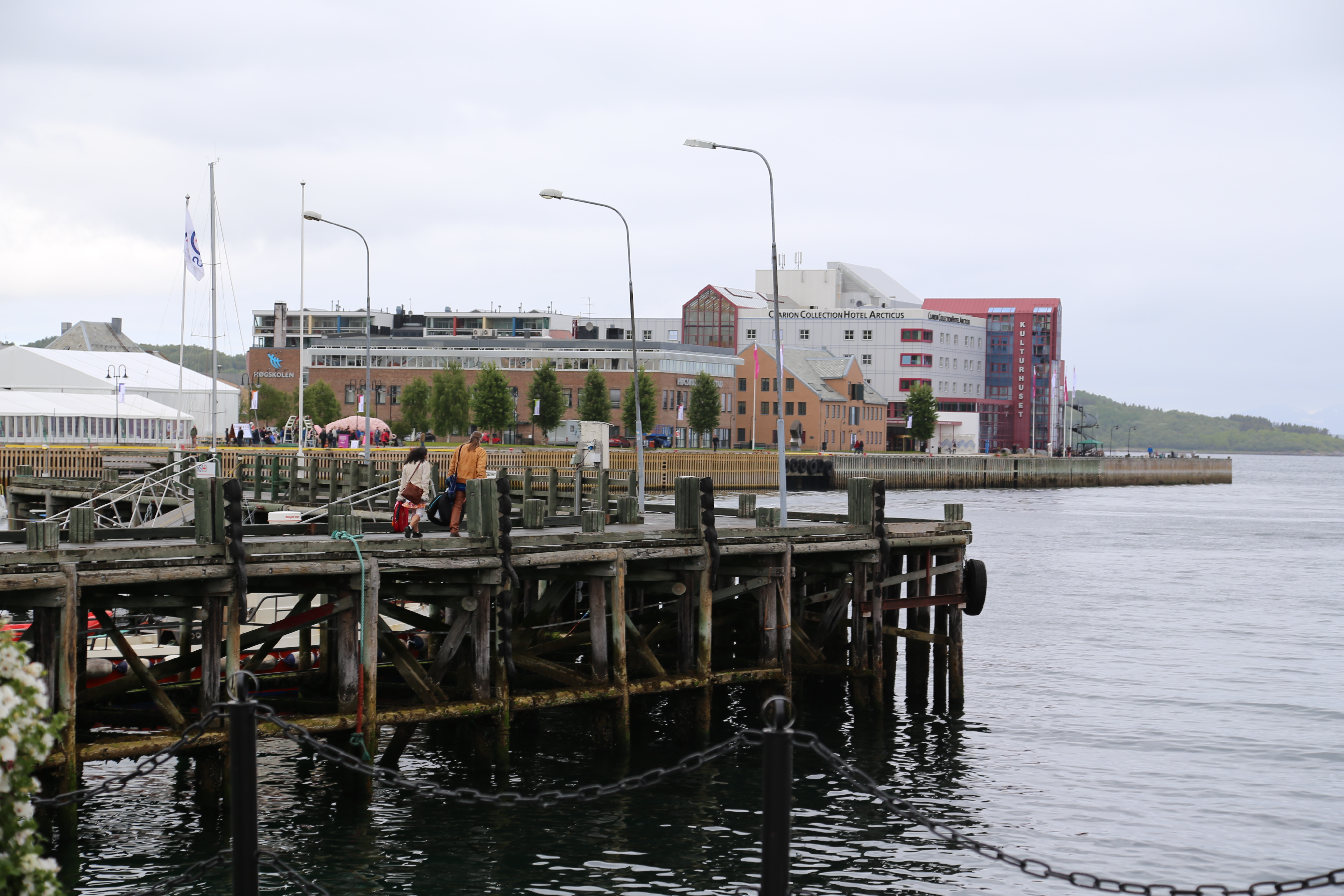 2014 Europe Trip Day 19 - Norway (Harstad & Kasfjord: Grete, Music Festival, Trondenes Church, Israelsen Gravestones, Viking Museum, Dinner with Israelsen Relatives (Tor-Arne & Bodil Eilertsen, Ernst Eilertsen, Arvid & Tove Eilertsen), Nupen Midnight Sun)