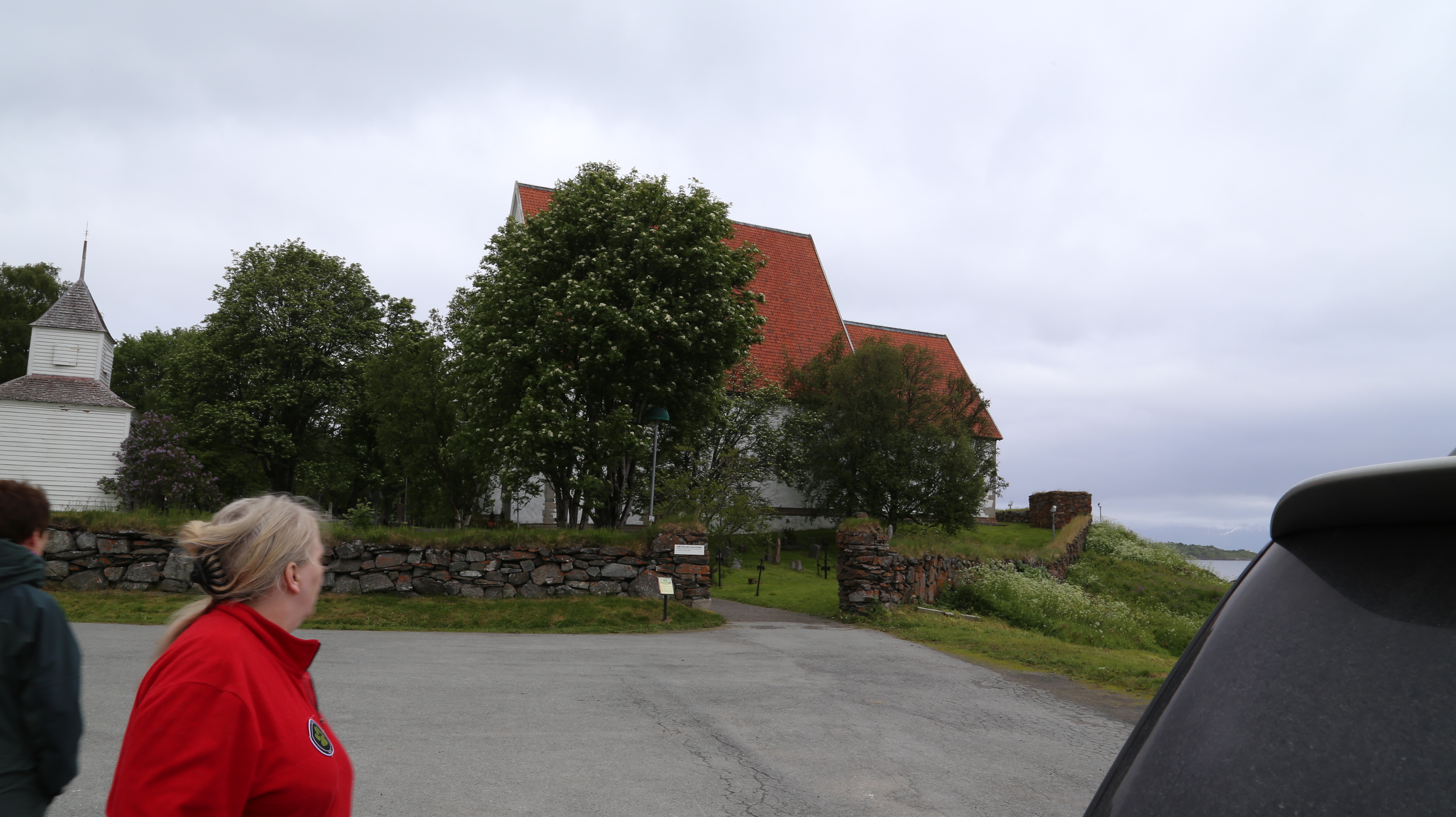 2014 Europe Trip Day 19 - Norway (Harstad & Kasfjord: Grete, Music Festival, Trondenes Church, Israelsen Gravestones, Viking Museum, Dinner with Israelsen Relatives (Tor-Arne & Bodil Eilertsen, Ernst Eilertsen, Arvid & Tove Eilertsen), Nupen Midnight Sun)