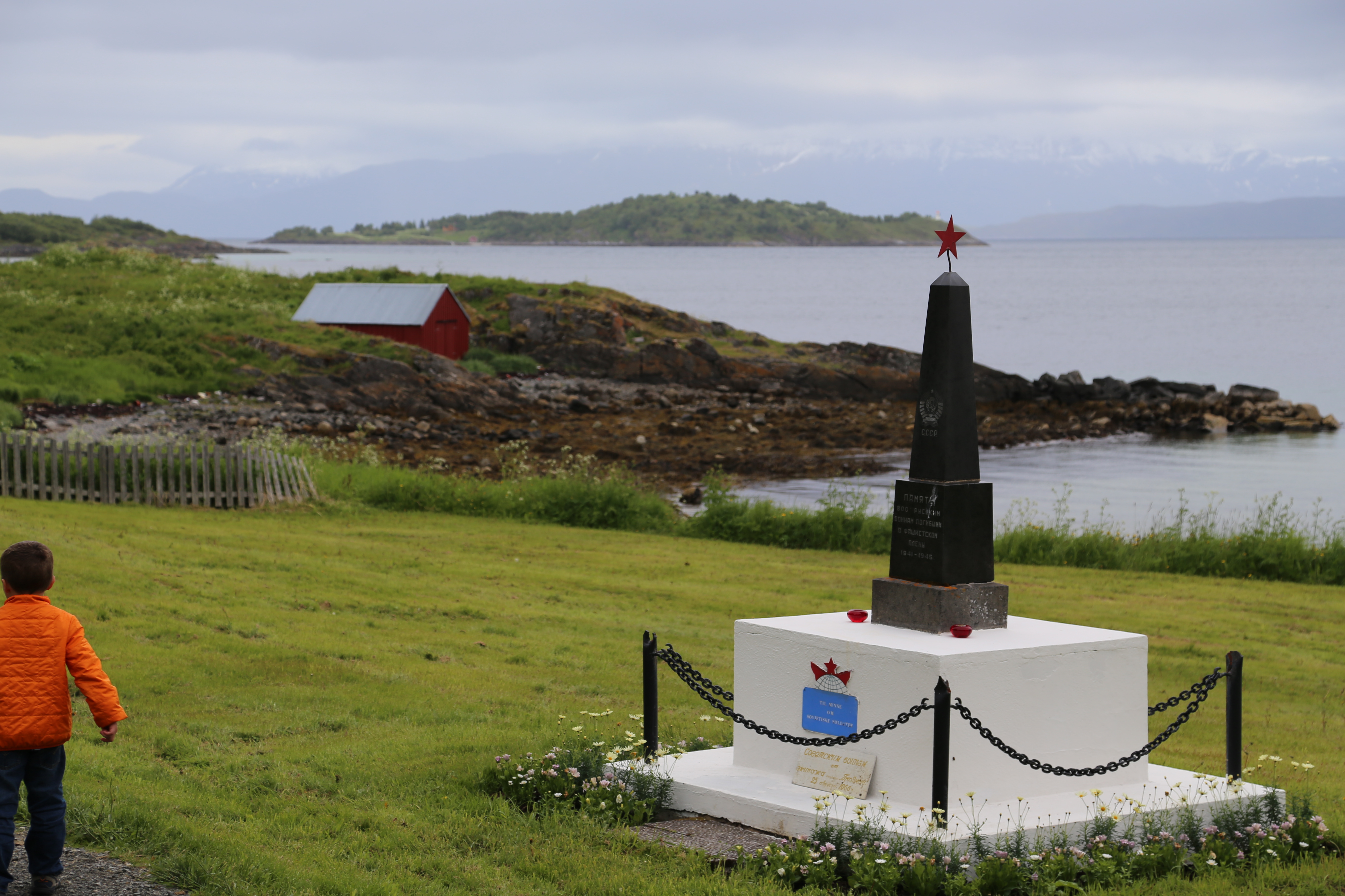 2014 Europe Trip Day 19 - Norway (Harstad & Kasfjord: Grete, Music Festival, Trondenes Church, Israelsen Gravestones, Viking Museum, Dinner with Israelsen Relatives (Tor-Arne & Bodil Eilertsen, Ernst Eilertsen, Arvid & Tove Eilertsen), Nupen Midnight Sun)