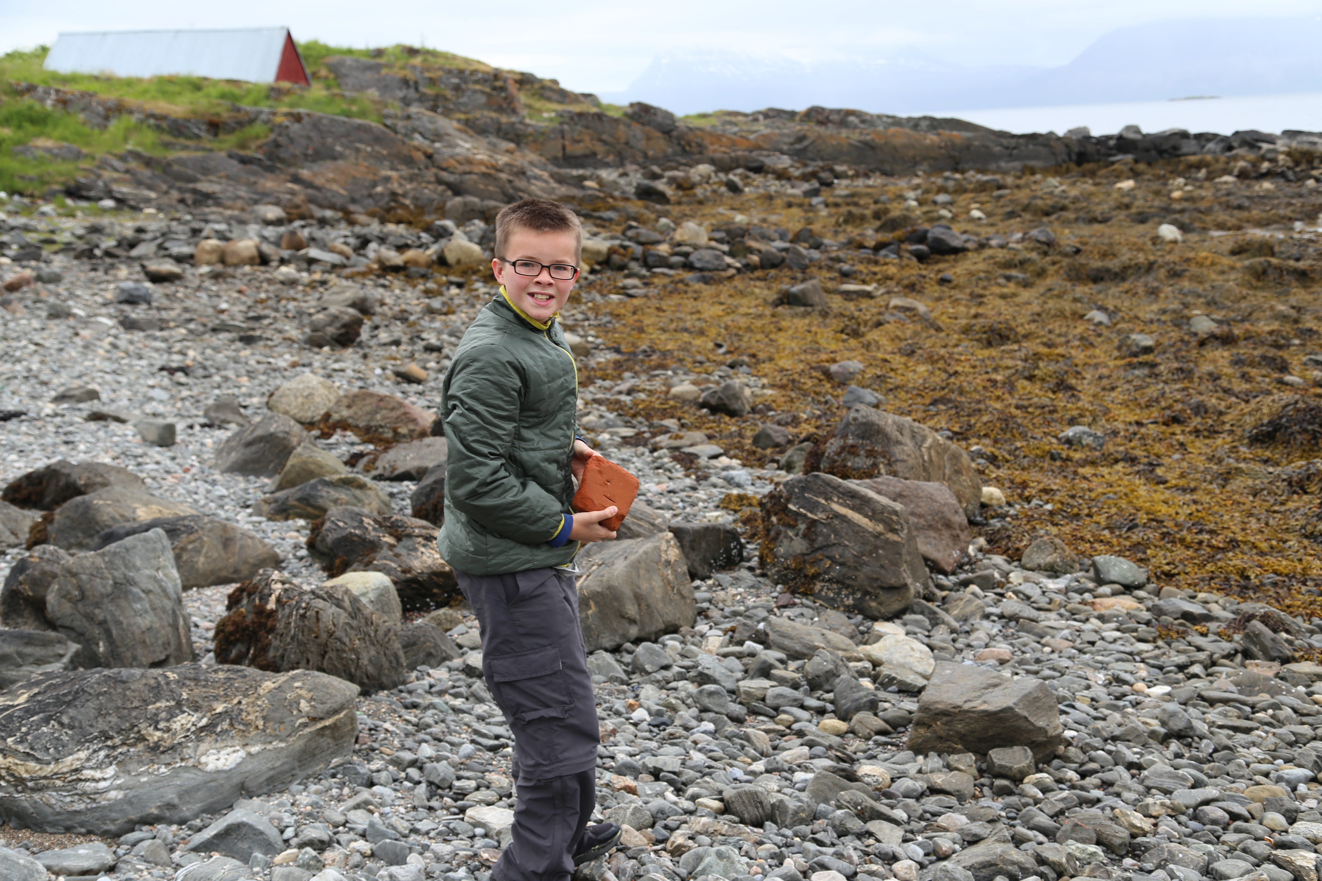 2014 Europe Trip Day 19 - Norway (Harstad & Kasfjord: Grete, Music Festival, Trondenes Church, Israelsen Gravestones, Viking Museum, Dinner with Israelsen Relatives (Tor-Arne & Bodil Eilertsen, Ernst Eilertsen, Arvid & Tove Eilertsen), Nupen Midnight Sun)