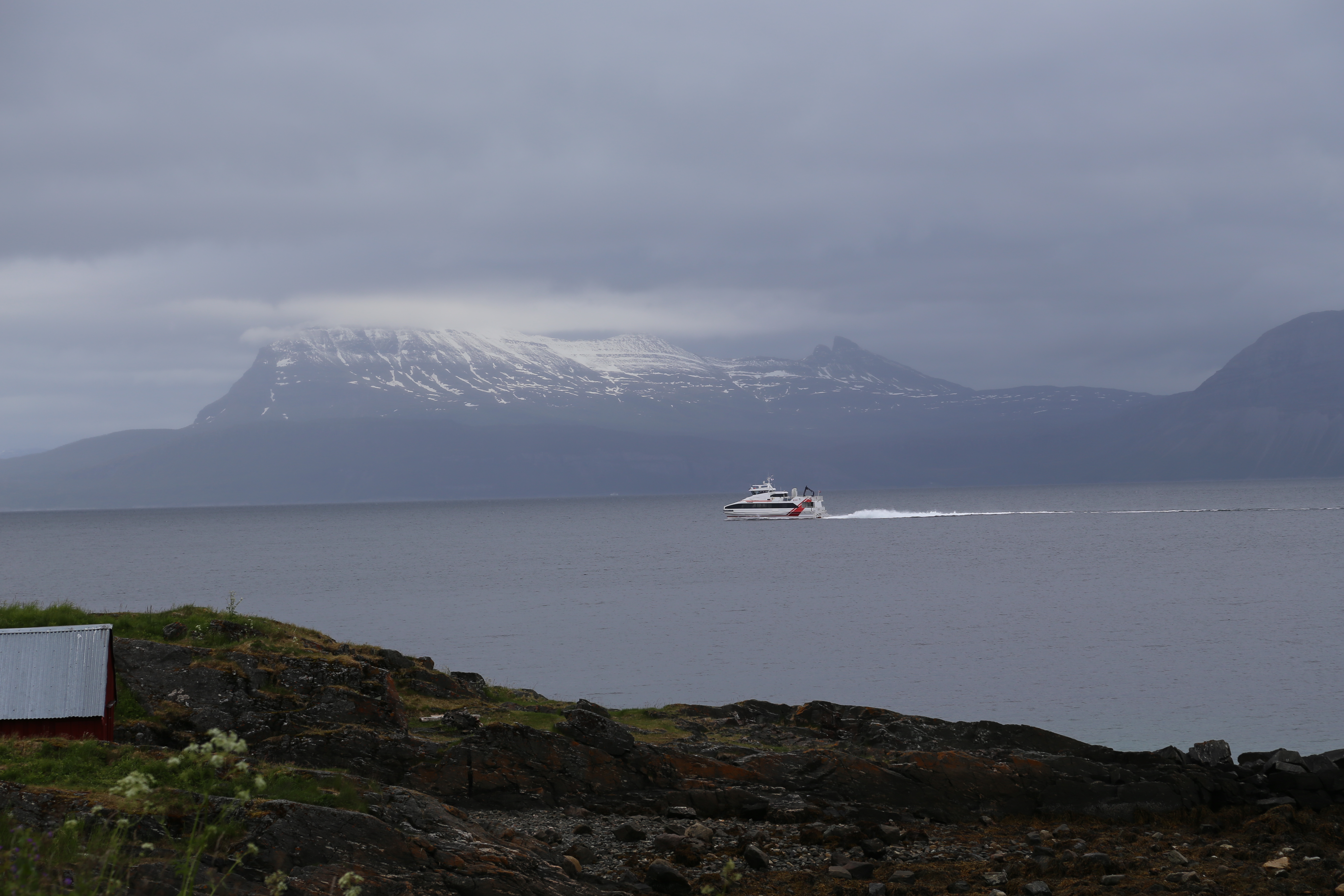 2014 Europe Trip Day 19 - Norway (Harstad & Kasfjord: Grete, Music Festival, Trondenes Church, Israelsen Gravestones, Viking Museum, Dinner with Israelsen Relatives (Tor-Arne & Bodil Eilertsen, Ernst Eilertsen, Arvid & Tove Eilertsen), Nupen Midnight Sun)