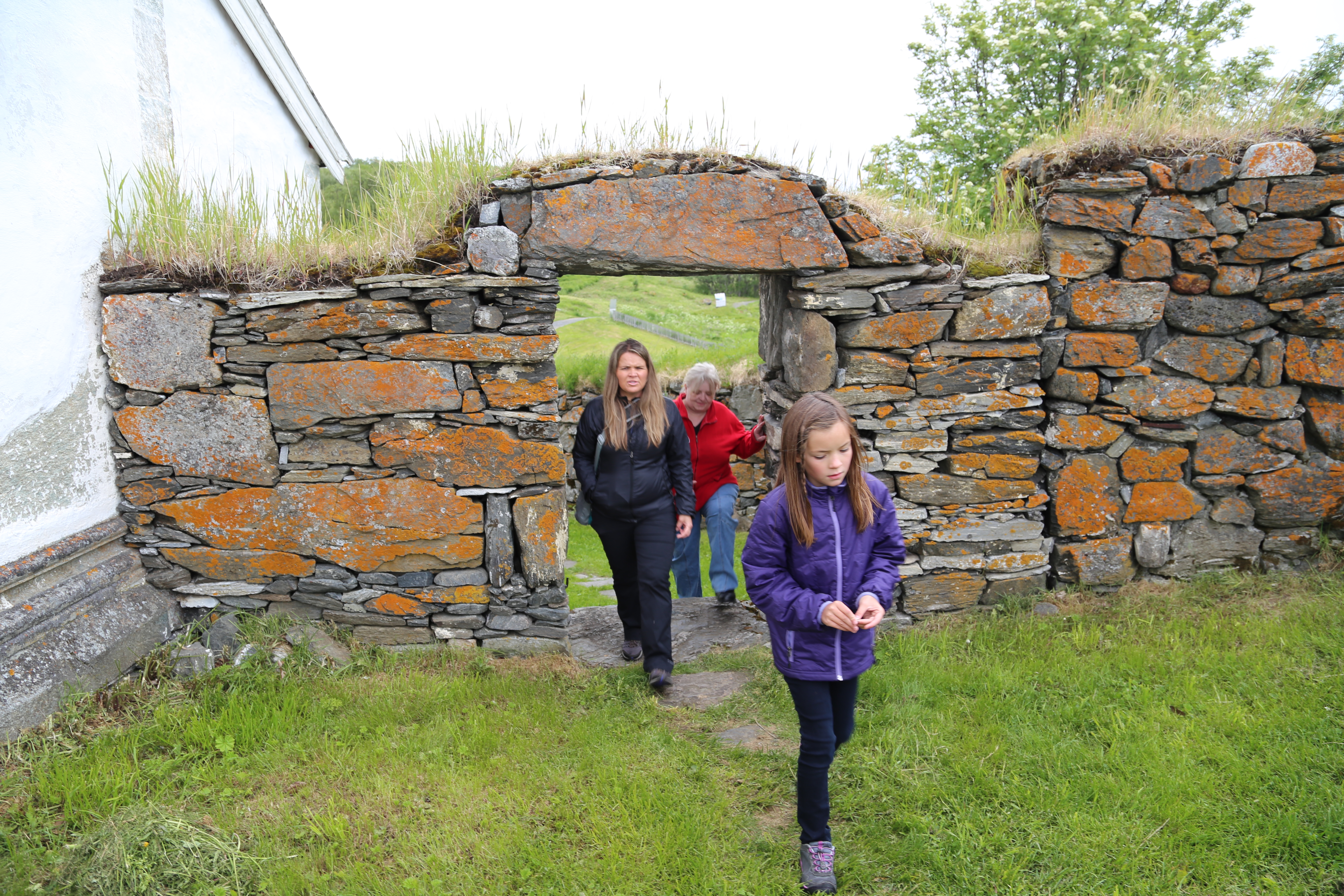 2014 Europe Trip Day 19 - Norway (Harstad & Kasfjord: Grete, Music Festival, Trondenes Church, Israelsen Gravestones, Viking Museum, Dinner with Israelsen Relatives (Tor-Arne & Bodil Eilertsen, Ernst Eilertsen, Arvid & Tove Eilertsen), Nupen Midnight Sun)