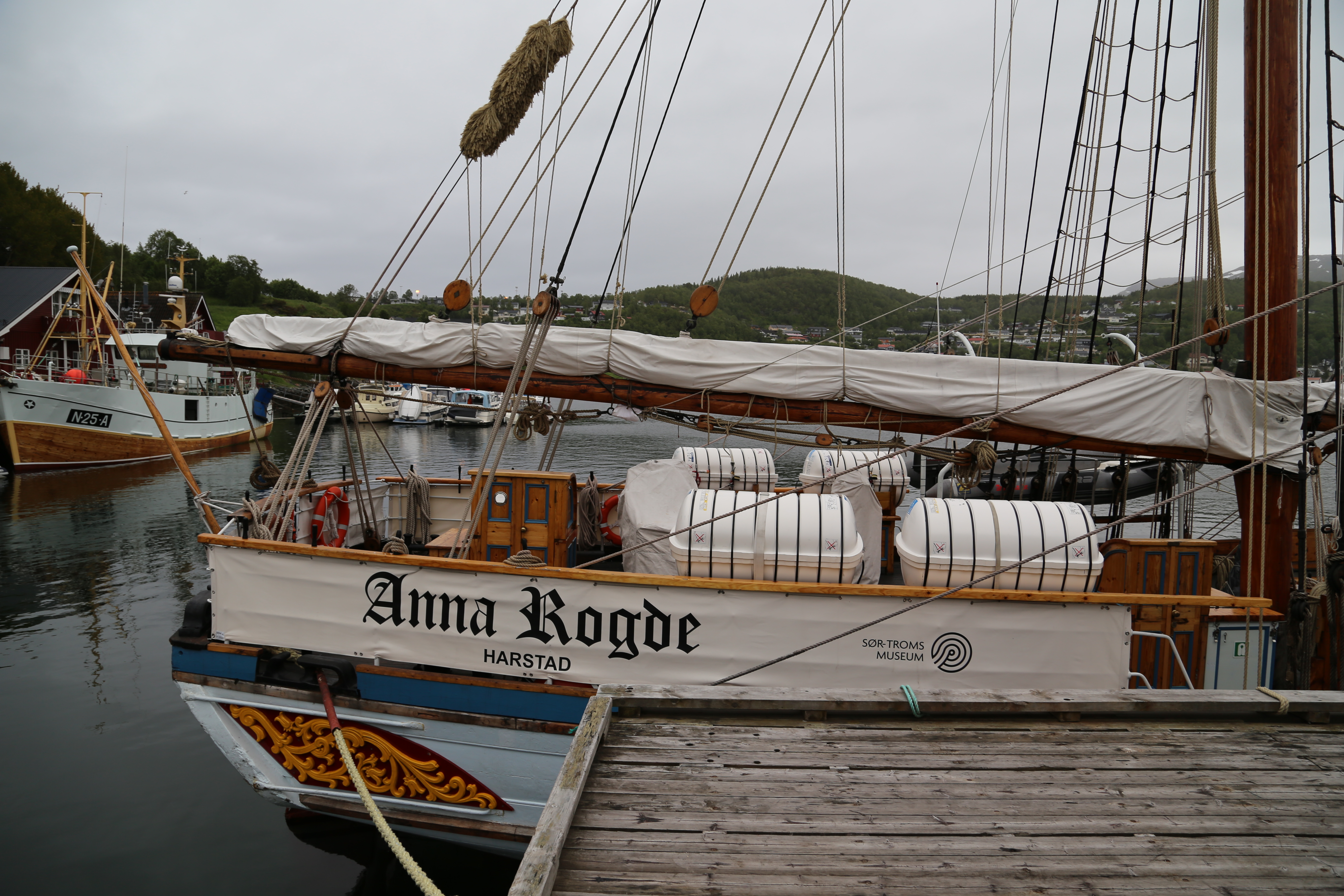 2014 Europe Trip Day 19 - Norway (Harstad & Kasfjord: Grete, Music Festival, Trondenes Church, Israelsen Gravestones, Viking Museum, Dinner with Israelsen Relatives (Tor-Arne & Bodil Eilertsen, Ernst Eilertsen, Arvid & Tove Eilertsen), Nupen Midnight Sun)