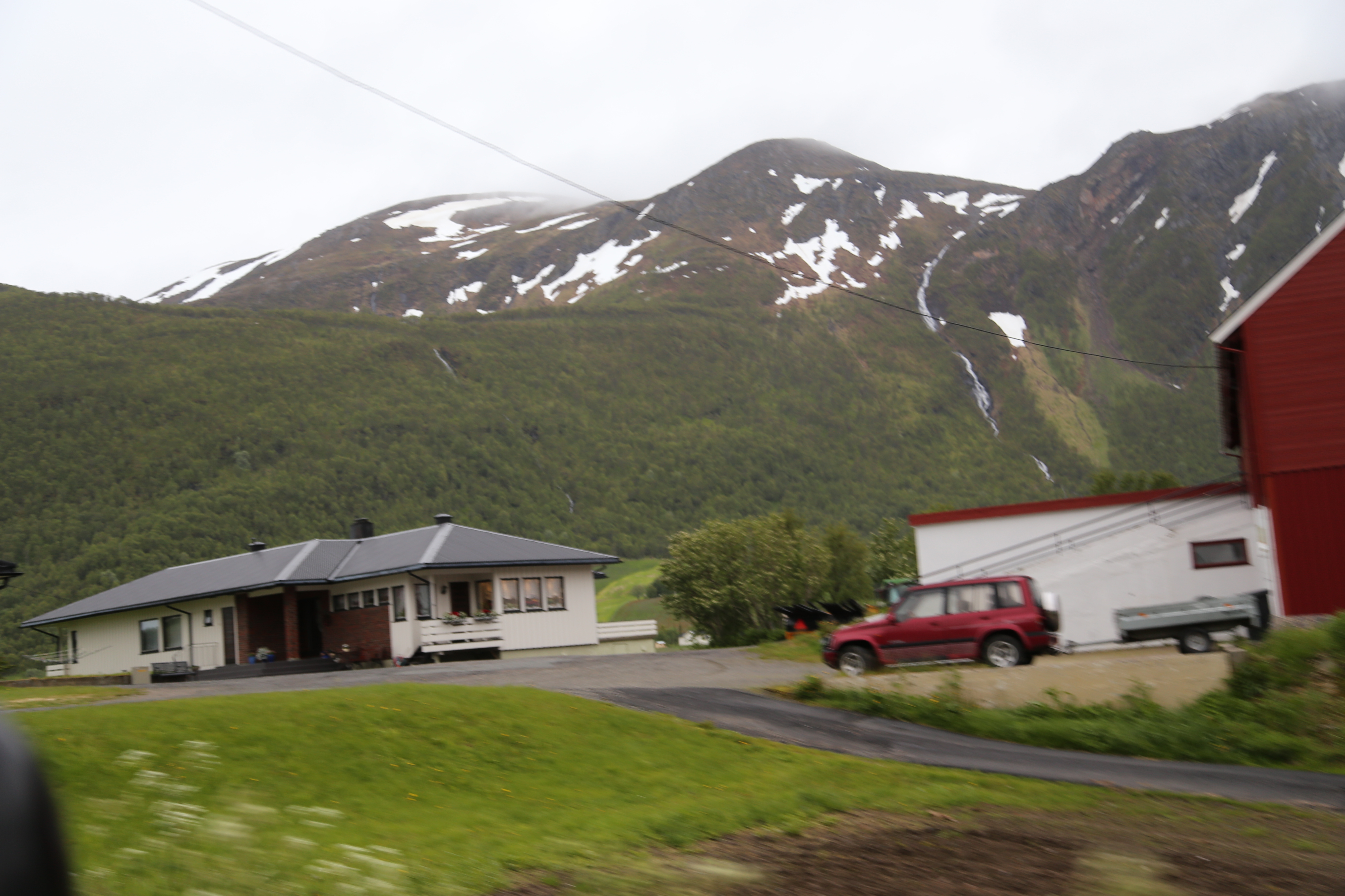 2014 Europe Trip Day 19 - Norway (Harstad & Kasfjord: Grete, Music Festival, Trondenes Church, Israelsen Gravestones, Viking Museum, Dinner with Israelsen Relatives (Tor-Arne & Bodil Eilertsen, Ernst Eilertsen, Arvid & Tove Eilertsen), Nupen Midnight Sun)