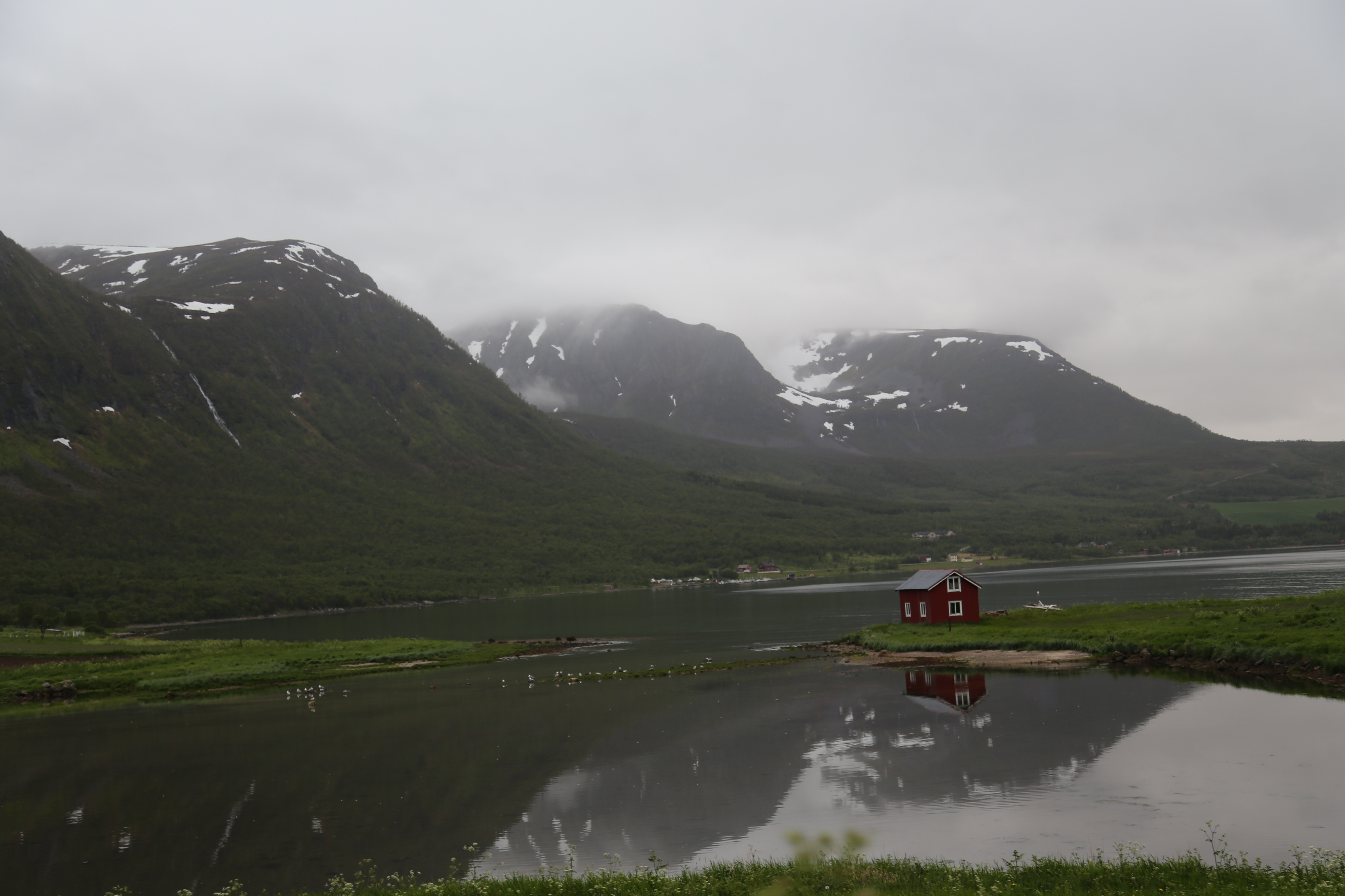 2014 Europe Trip Day 19 - Norway (Harstad & Kasfjord: Grete, Music Festival, Trondenes Church, Israelsen Gravestones, Viking Museum, Dinner with Israelsen Relatives (Tor-Arne & Bodil Eilertsen, Ernst Eilertsen, Arvid & Tove Eilertsen), Nupen Midnight Sun)