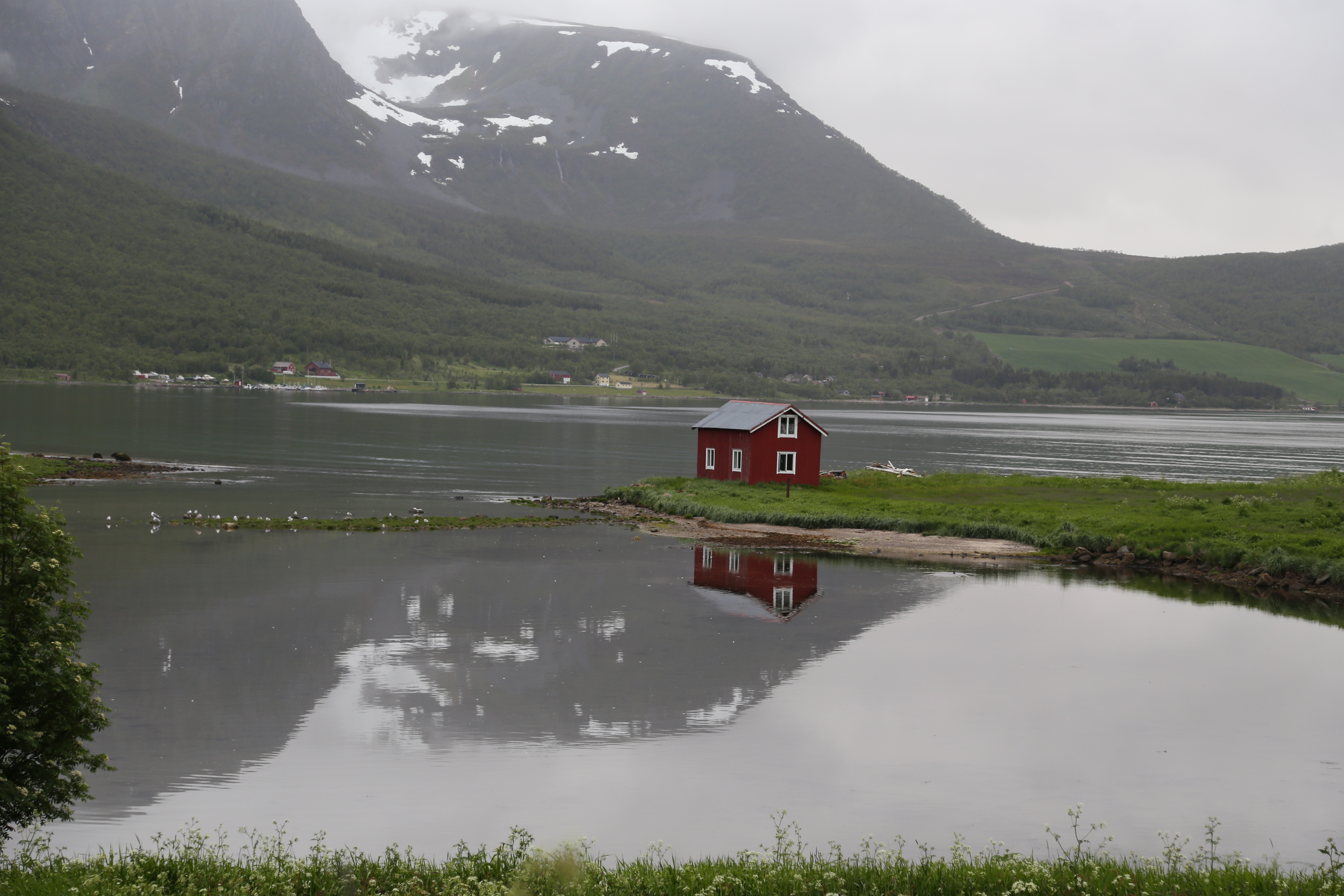 2014 Europe Trip Day 19 - Norway (Harstad & Kasfjord: Grete, Music Festival, Trondenes Church, Israelsen Gravestones, Viking Museum, Dinner with Israelsen Relatives (Tor-Arne & Bodil Eilertsen, Ernst Eilertsen, Arvid & Tove Eilertsen), Nupen Midnight Sun)