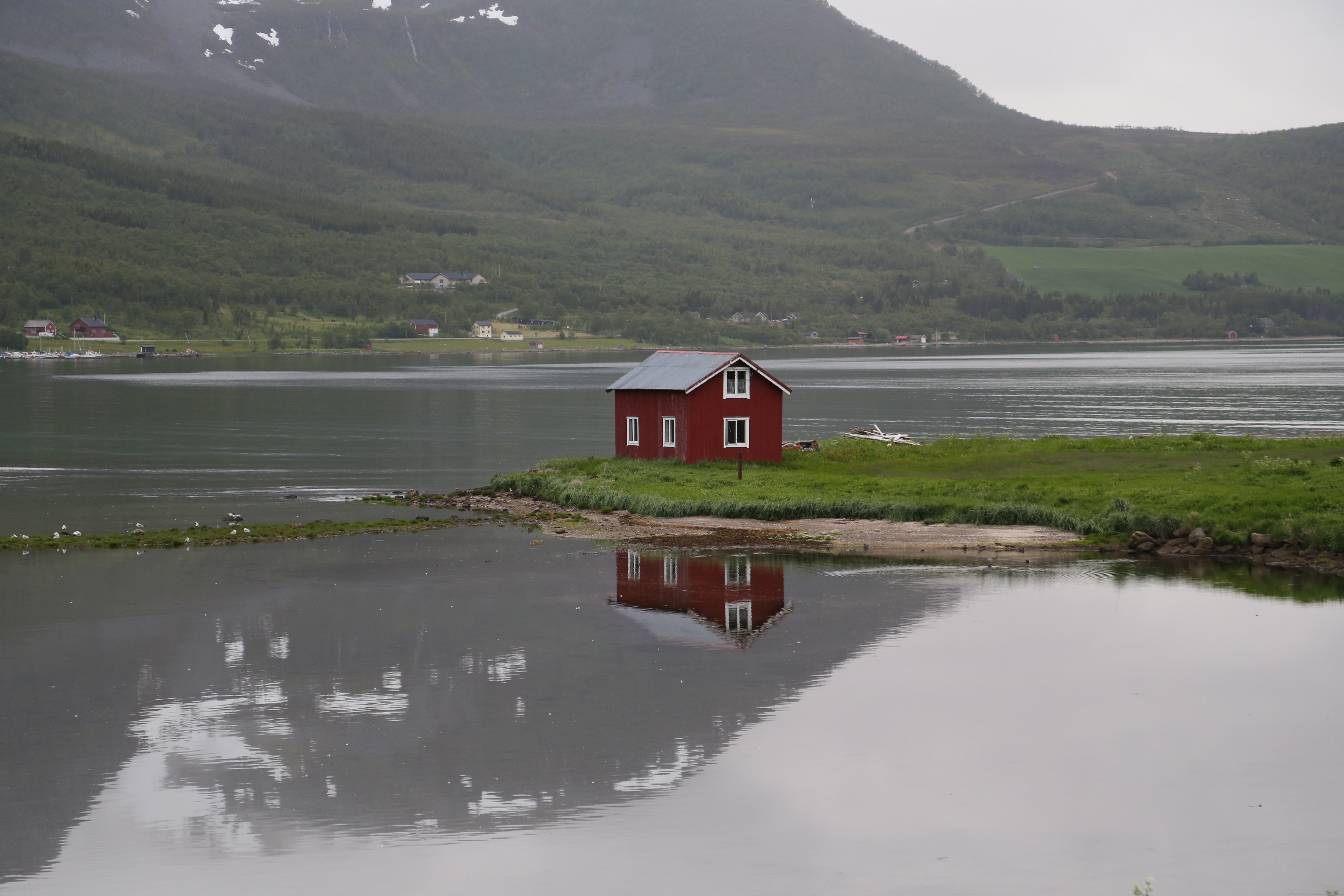 2014 Europe Trip Day 19 - Norway (Harstad & Kasfjord: Grete, Music Festival, Trondenes Church, Israelsen Gravestones, Viking Museum, Dinner with Israelsen Relatives (Tor-Arne & Bodil Eilertsen, Ernst Eilertsen, Arvid & Tove Eilertsen), Nupen Midnight Sun)