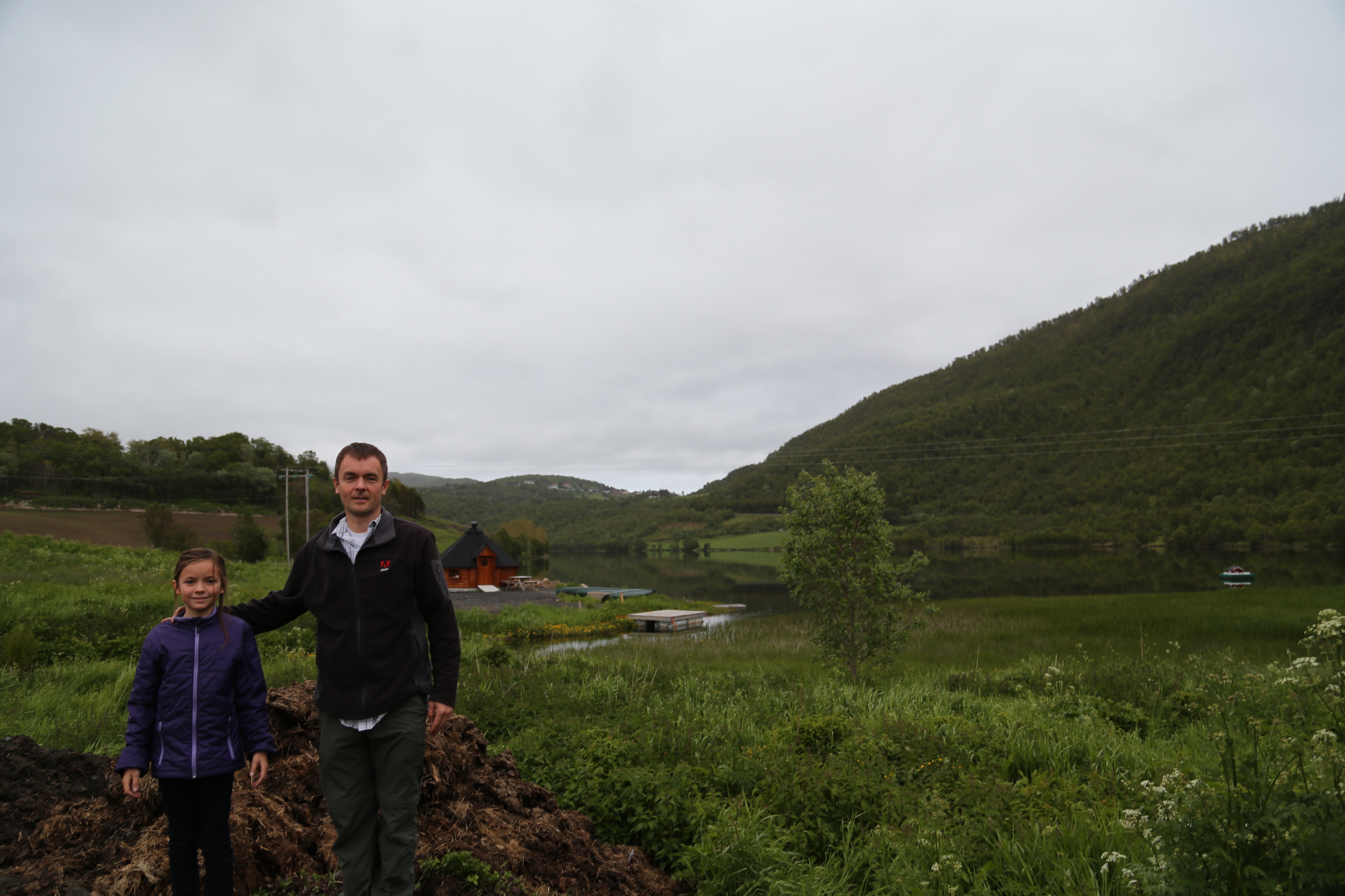 2014 Europe Trip Day 19 - Norway (Harstad & Kasfjord: Grete, Music Festival, Trondenes Church, Israelsen Gravestones, Viking Museum, Dinner with Israelsen Relatives (Tor-Arne & Bodil Eilertsen, Ernst Eilertsen, Arvid & Tove Eilertsen), Nupen Midnight Sun)