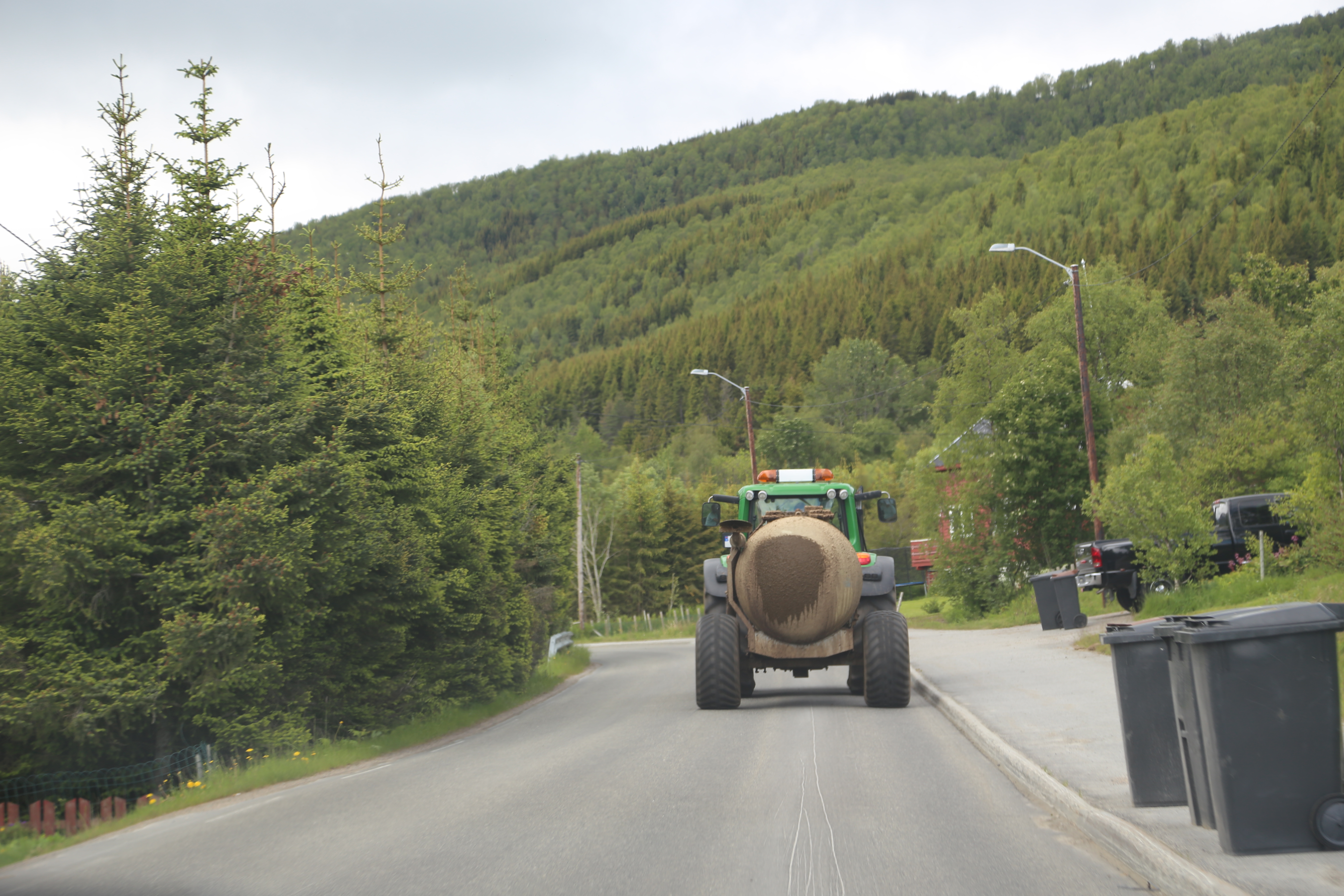 2014 Europe Trip Day 20 - Norway (Kasfjord & Aun: Midnight Sun, Aun, Home Where Andrew M. Israelsen Was Born, Where Andrew M. Israelsen Was Baptized (Kasfjordvatnet Lake), Eilertsen Farm, Harstad / Narvik Evenes Airport, Bergen Airport, 1860 Nordnes Home)