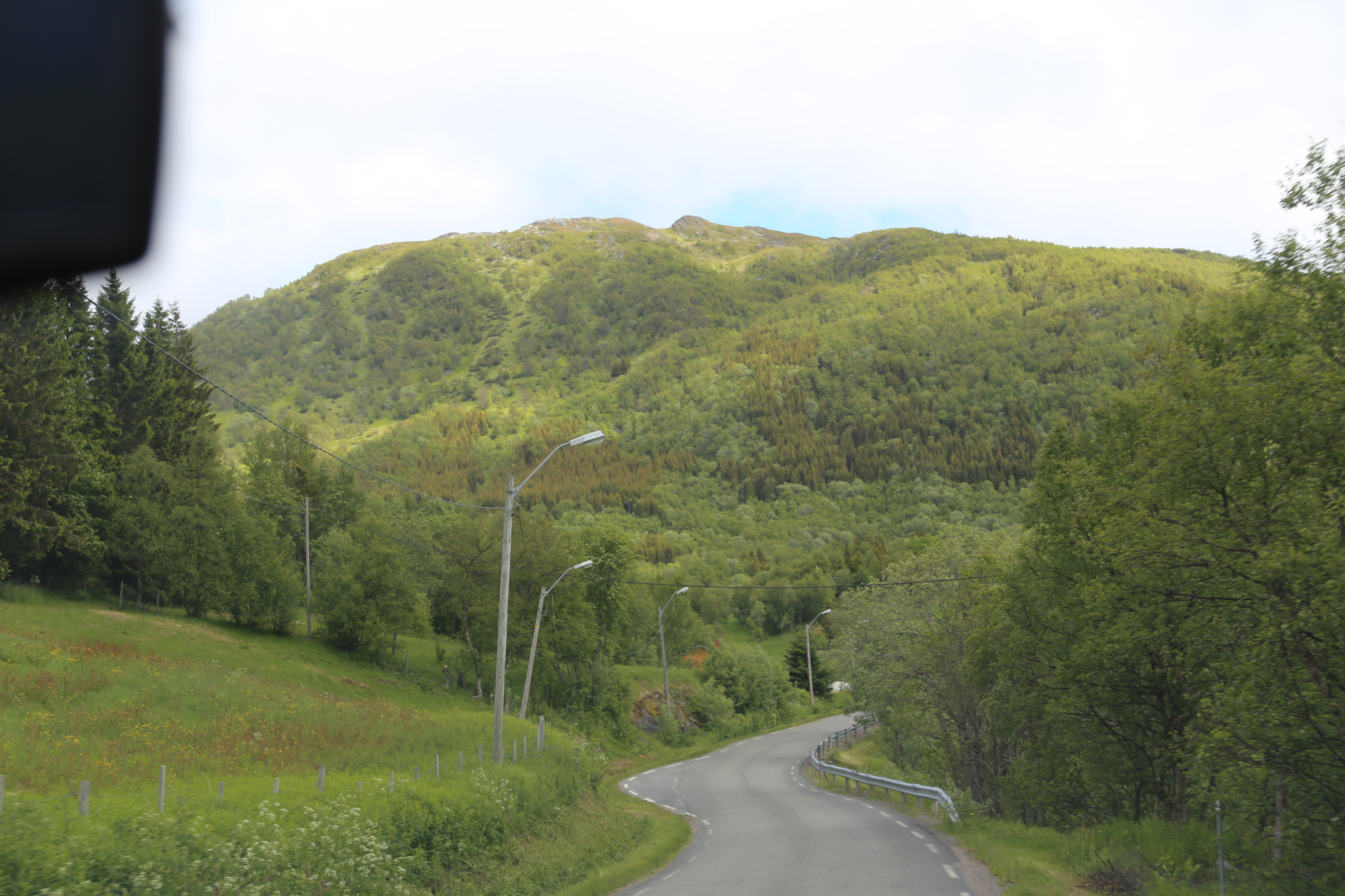 2014 Europe Trip Day 20 - Norway (Kasfjord & Aun: Midnight Sun, Aun, Home Where Andrew M. Israelsen Was Born, Where Andrew M. Israelsen Was Baptized (Kasfjordvatnet Lake), Eilertsen Farm, Harstad / Narvik Evenes Airport, Bergen Airport, 1860 Nordnes Home)