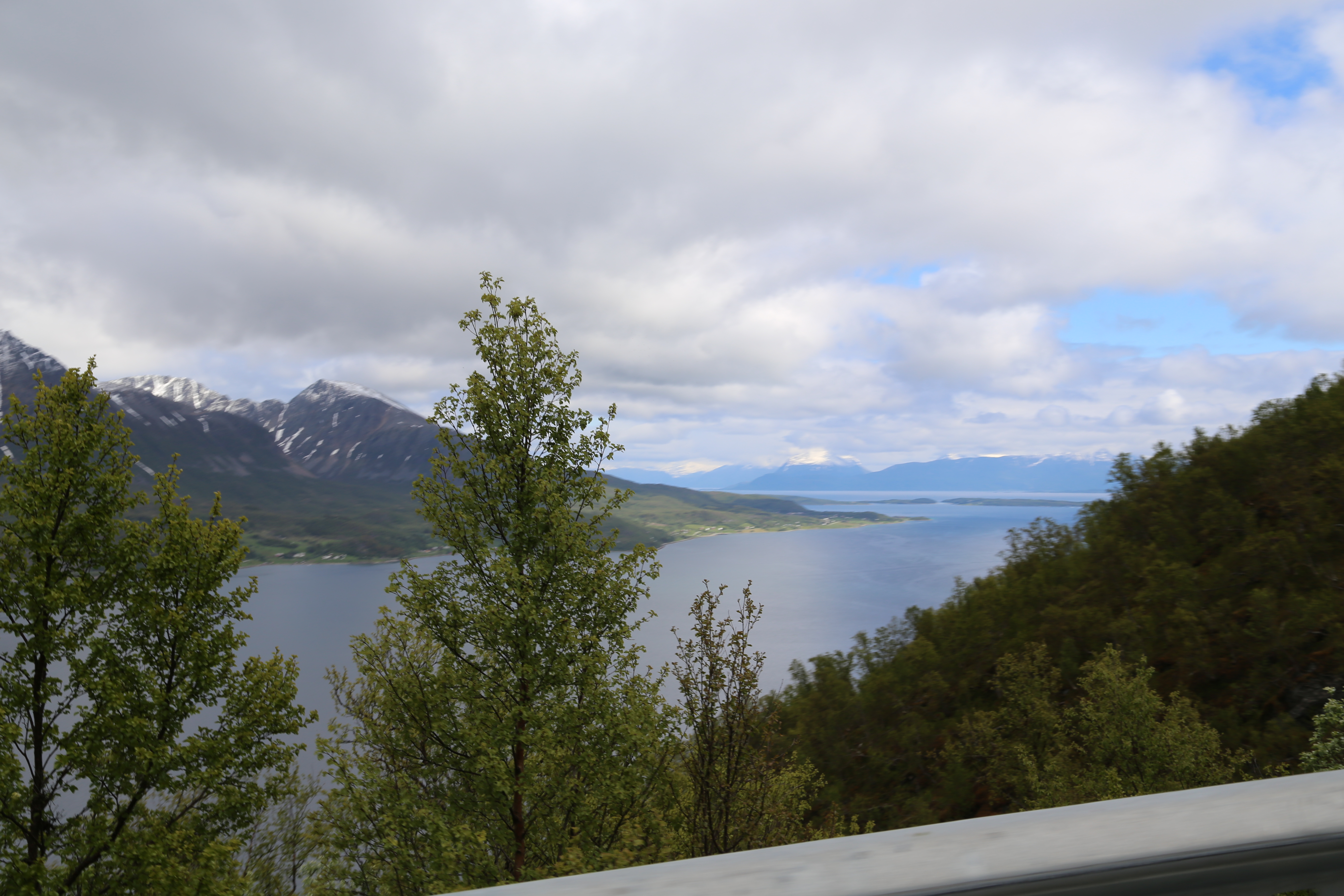 2014 Europe Trip Day 20 - Norway (Kasfjord & Aun: Midnight Sun, Aun, Home Where Andrew M. Israelsen Was Born, Where Andrew M. Israelsen Was Baptized (Kasfjordvatnet Lake), Eilertsen Farm, Harstad / Narvik Evenes Airport, Bergen Airport, 1860 Nordnes Home)