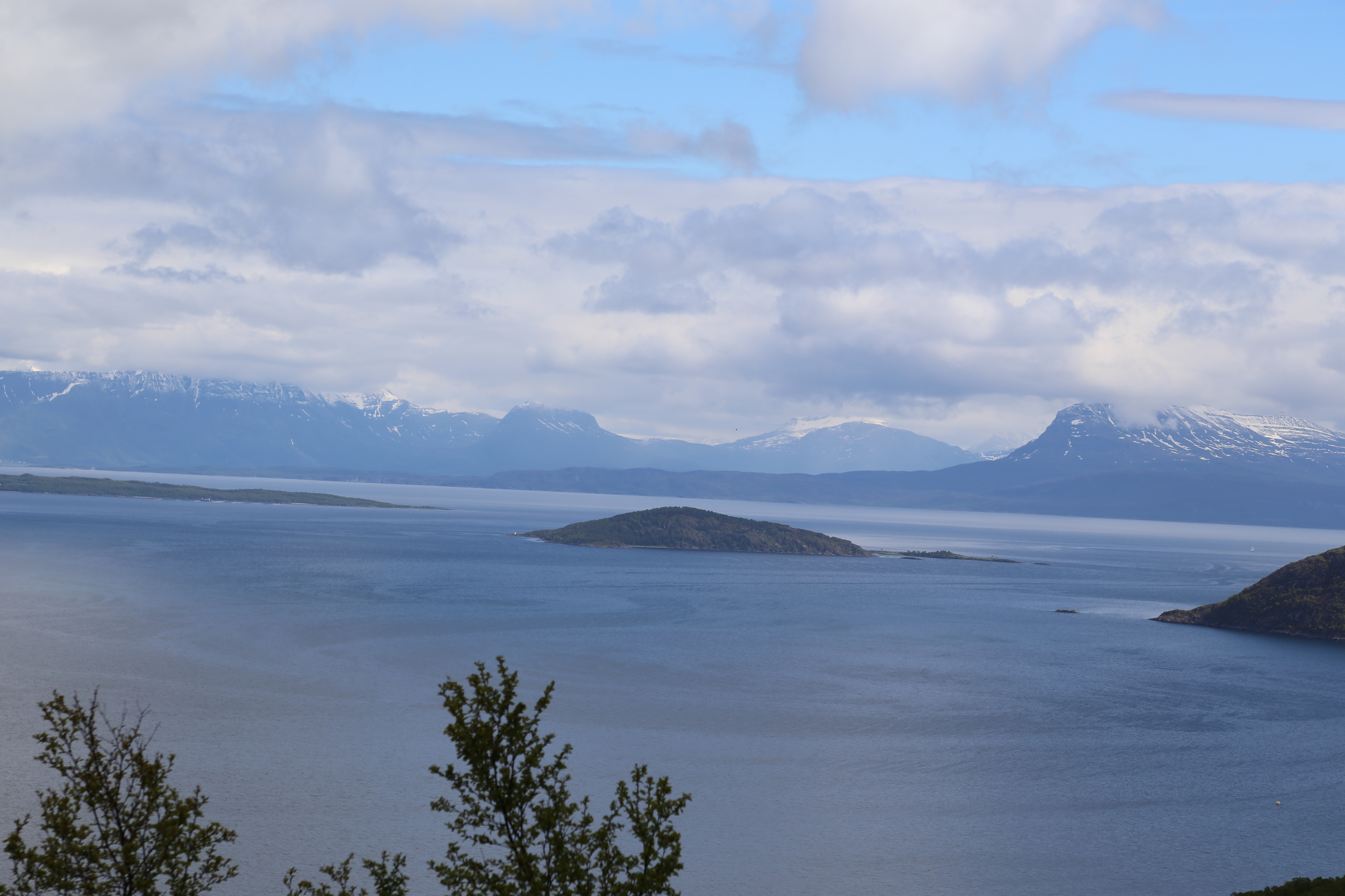 2014 Europe Trip Day 20 - Norway (Kasfjord & Aun: Midnight Sun, Aun, Home Where Andrew M. Israelsen Was Born, Where Andrew M. Israelsen Was Baptized (Kasfjordvatnet Lake), Eilertsen Farm, Harstad / Narvik Evenes Airport, Bergen Airport, 1860 Nordnes Home)