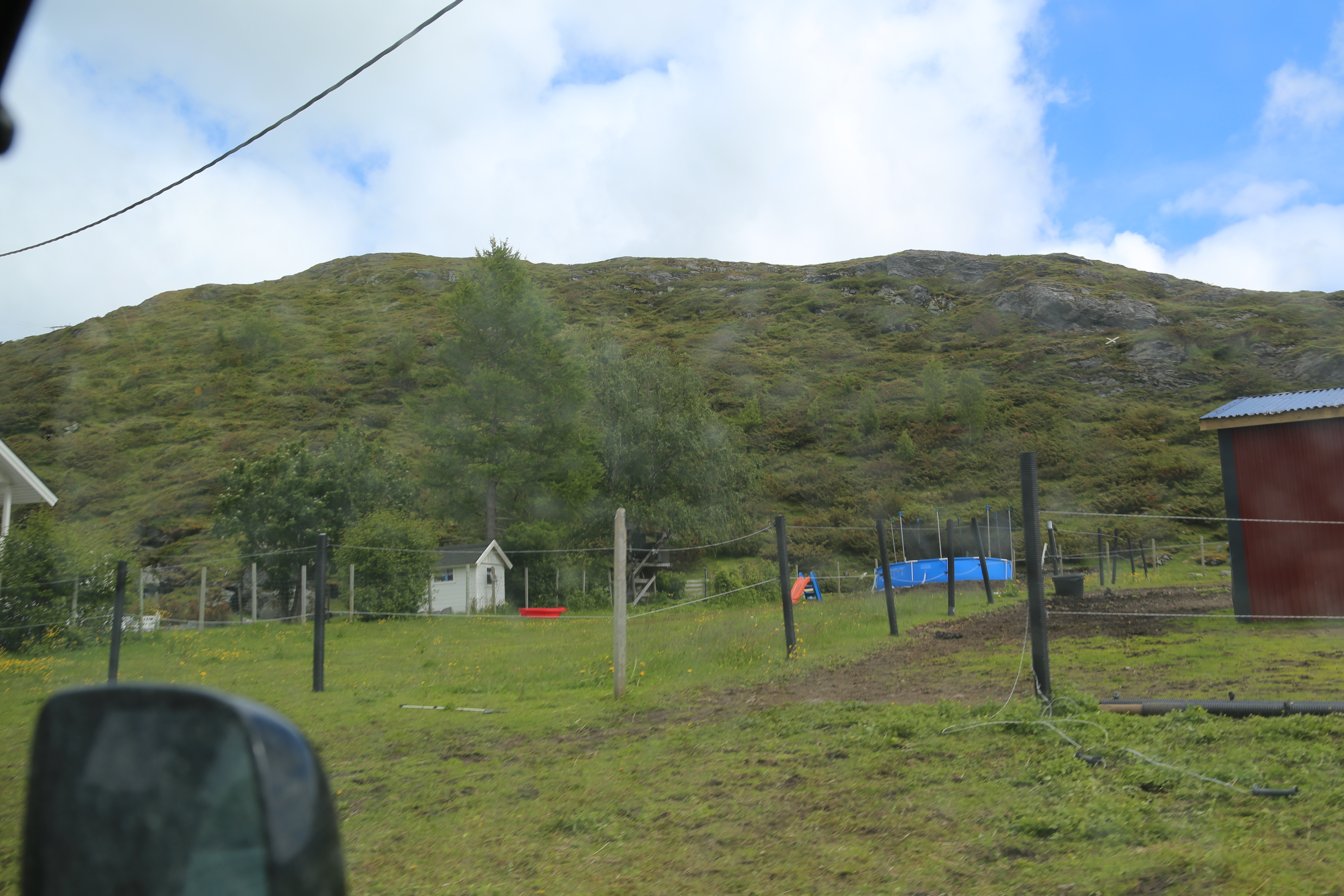 2014 Europe Trip Day 20 - Norway (Kasfjord & Aun: Midnight Sun, Aun, Home Where Andrew M. Israelsen Was Born, Where Andrew M. Israelsen Was Baptized (Kasfjordvatnet Lake), Eilertsen Farm, Harstad / Narvik Evenes Airport, Bergen Airport, 1860 Nordnes Home)