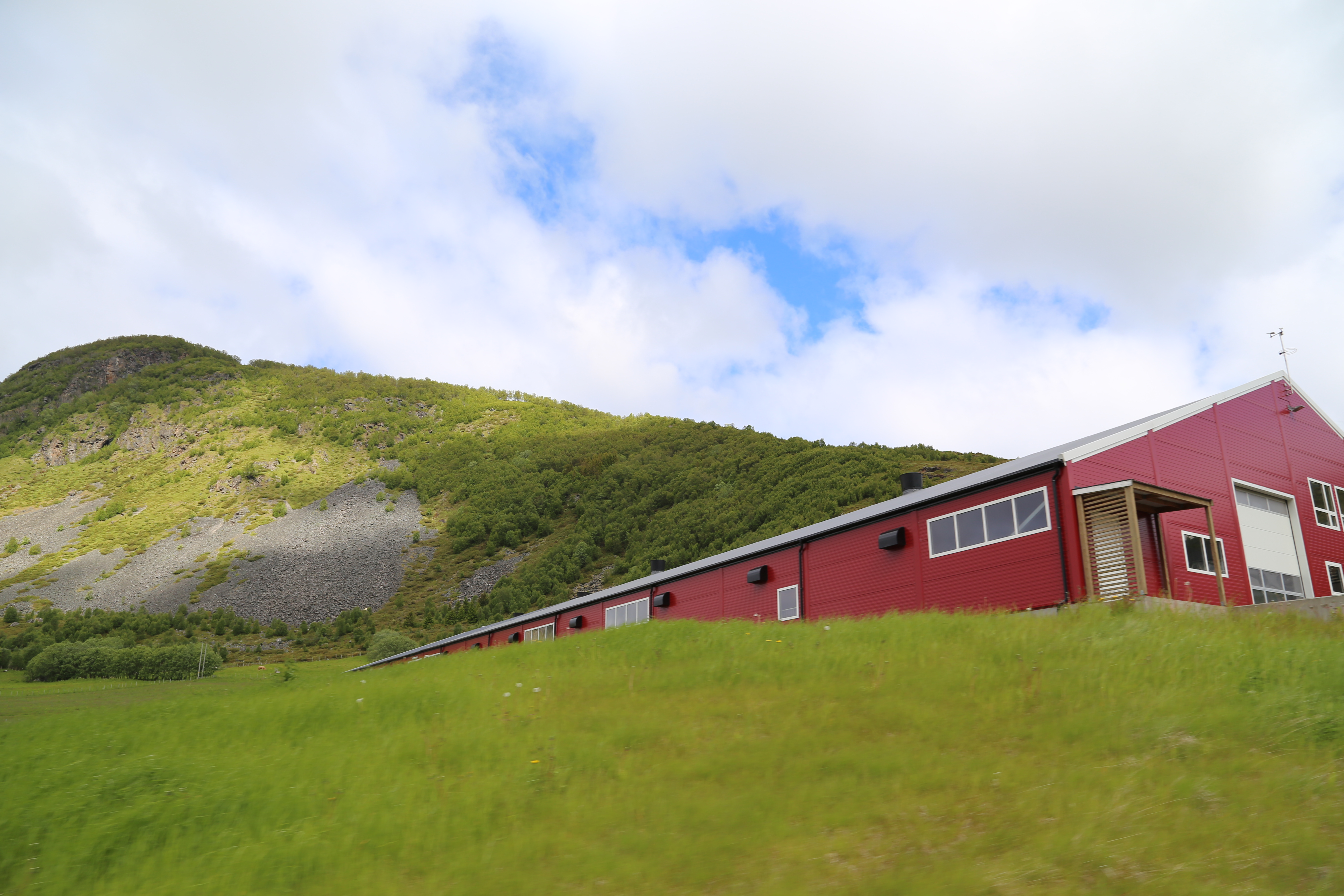 2014 Europe Trip Day 20 - Norway (Kasfjord & Aun: Midnight Sun, Aun, Home Where Andrew M. Israelsen Was Born, Where Andrew M. Israelsen Was Baptized (Kasfjordvatnet Lake), Eilertsen Farm, Harstad / Narvik Evenes Airport, Bergen Airport, 1860 Nordnes Home)