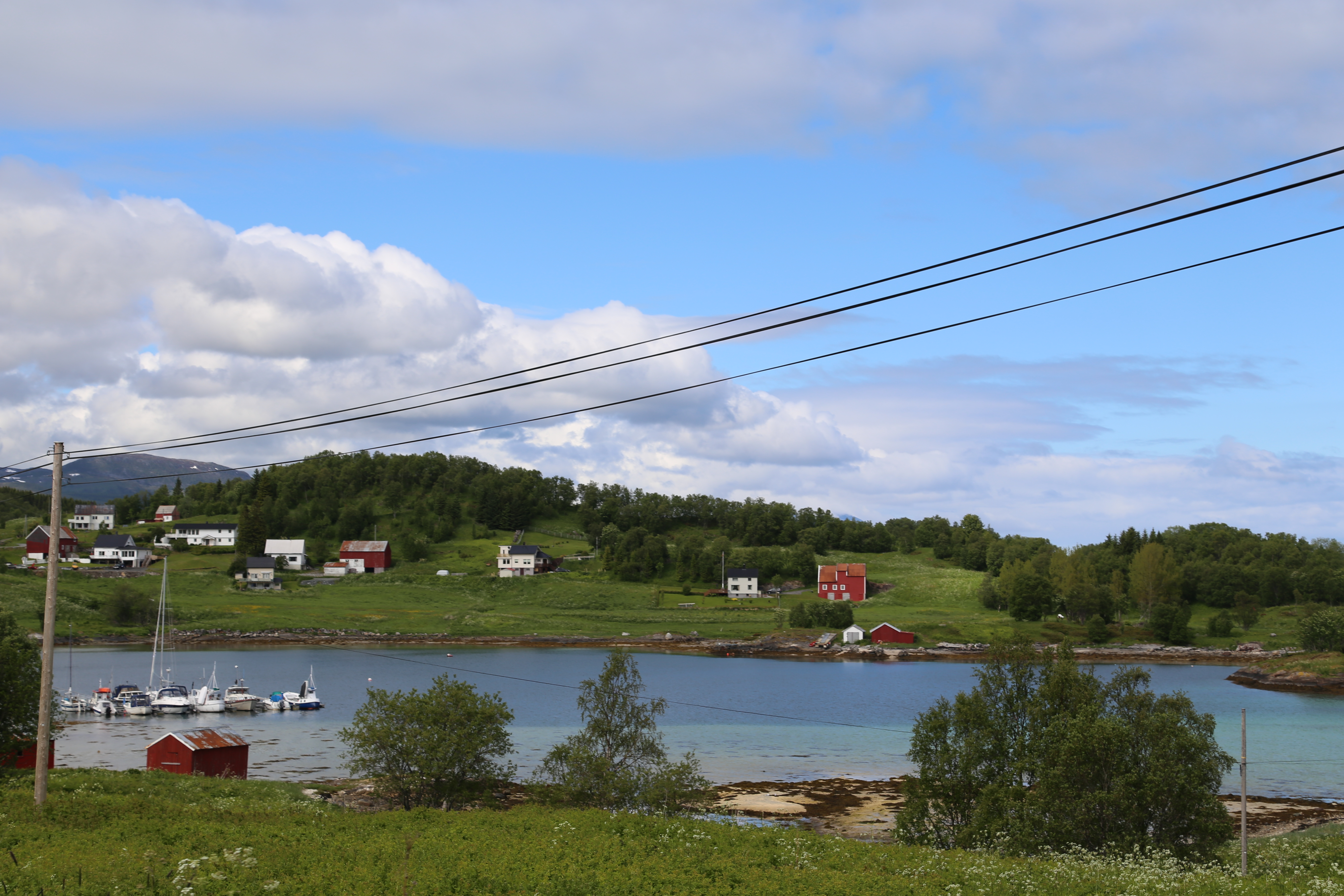 2014 Europe Trip Day 20 - Norway (Kasfjord & Aun: Midnight Sun, Aun, Home Where Andrew M. Israelsen Was Born, Where Andrew M. Israelsen Was Baptized (Kasfjordvatnet Lake), Eilertsen Farm, Harstad / Narvik Evenes Airport, Bergen Airport, 1860 Nordnes Home)