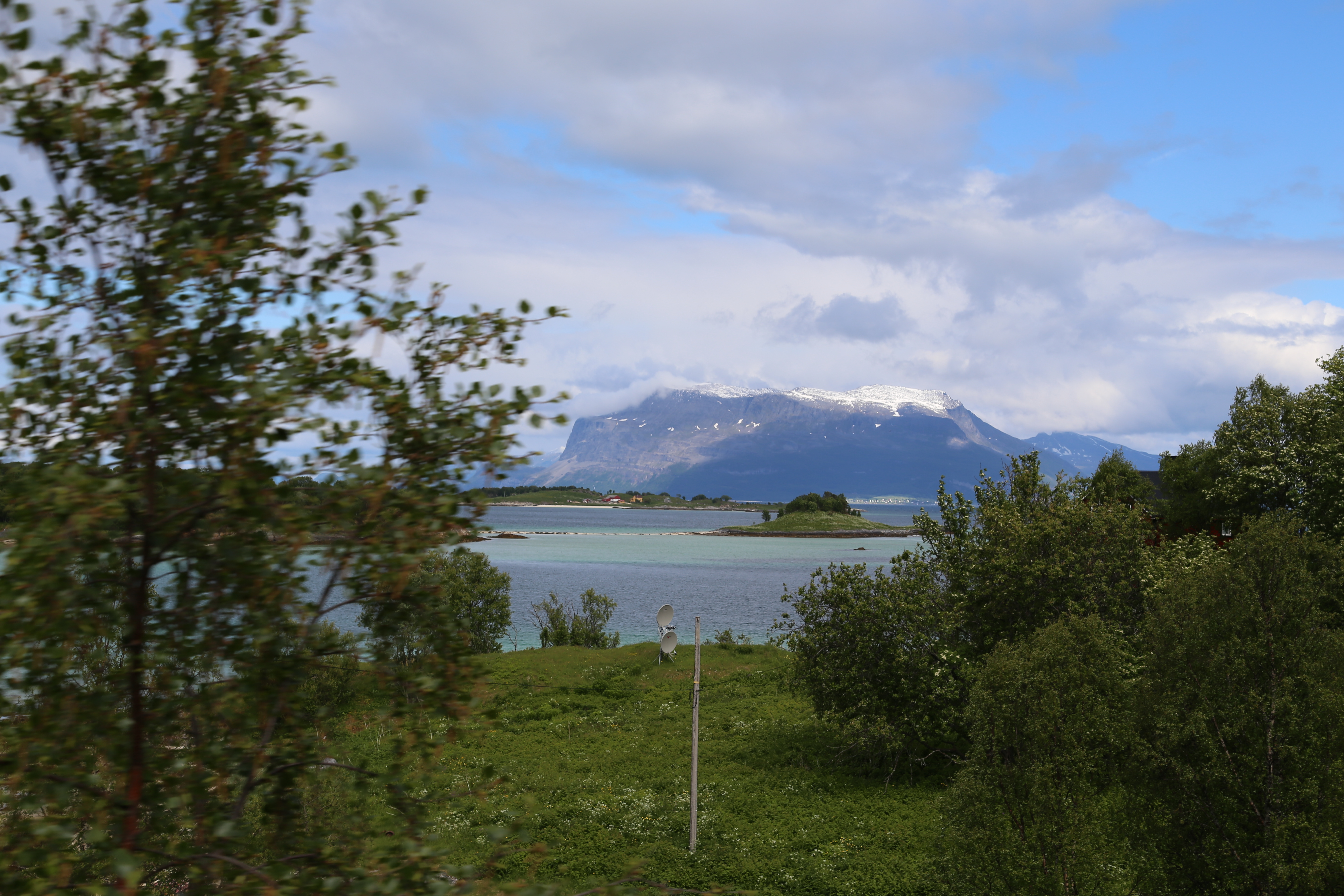 2014 Europe Trip Day 20 - Norway (Kasfjord & Aun: Midnight Sun, Aun, Home Where Andrew M. Israelsen Was Born, Where Andrew M. Israelsen Was Baptized (Kasfjordvatnet Lake), Eilertsen Farm, Harstad / Narvik Evenes Airport, Bergen Airport, 1860 Nordnes Home)