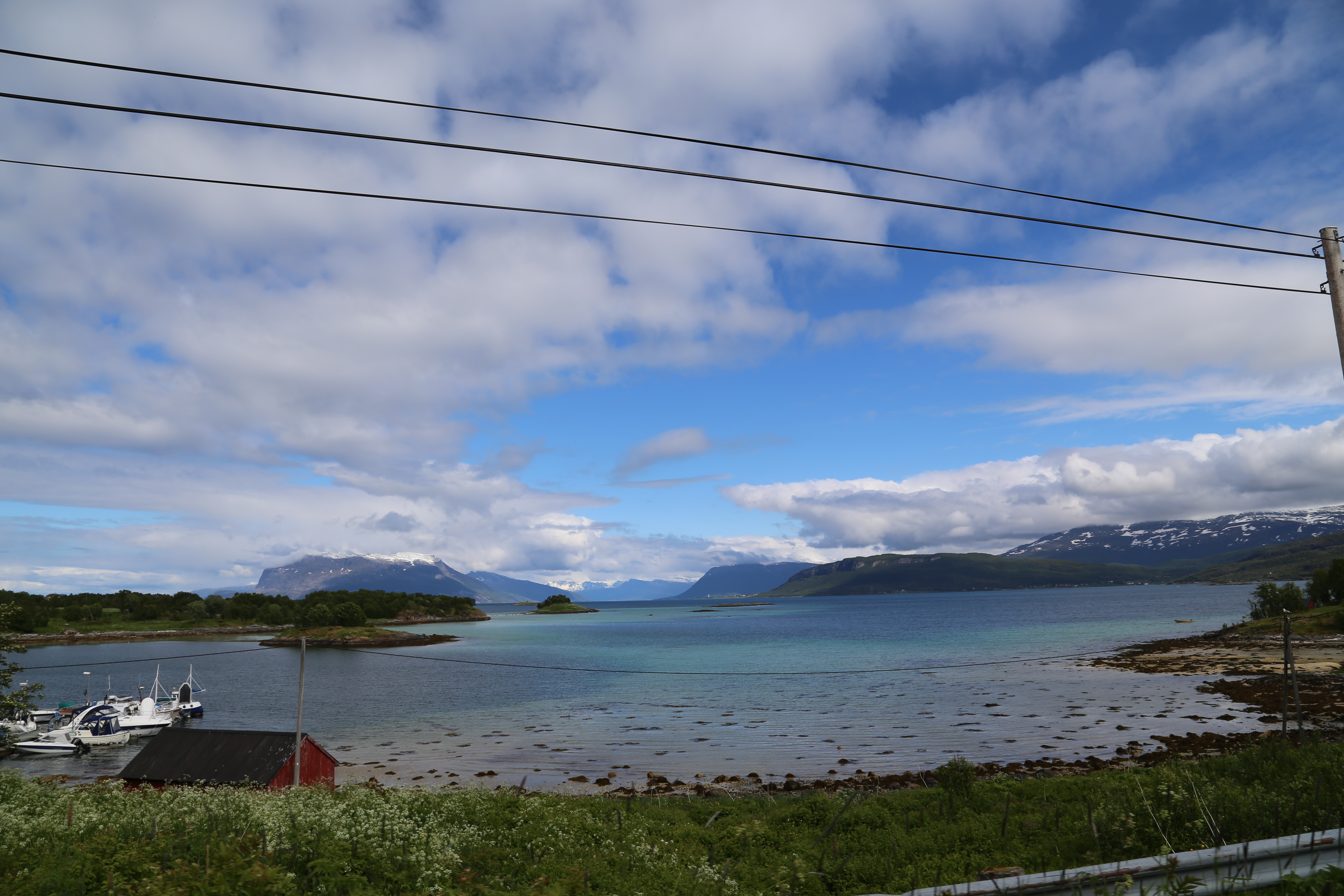 2014 Europe Trip Day 20 - Norway (Kasfjord & Aun: Midnight Sun, Aun, Home Where Andrew M. Israelsen Was Born, Where Andrew M. Israelsen Was Baptized (Kasfjordvatnet Lake), Eilertsen Farm, Harstad / Narvik Evenes Airport, Bergen Airport, 1860 Nordnes Home)