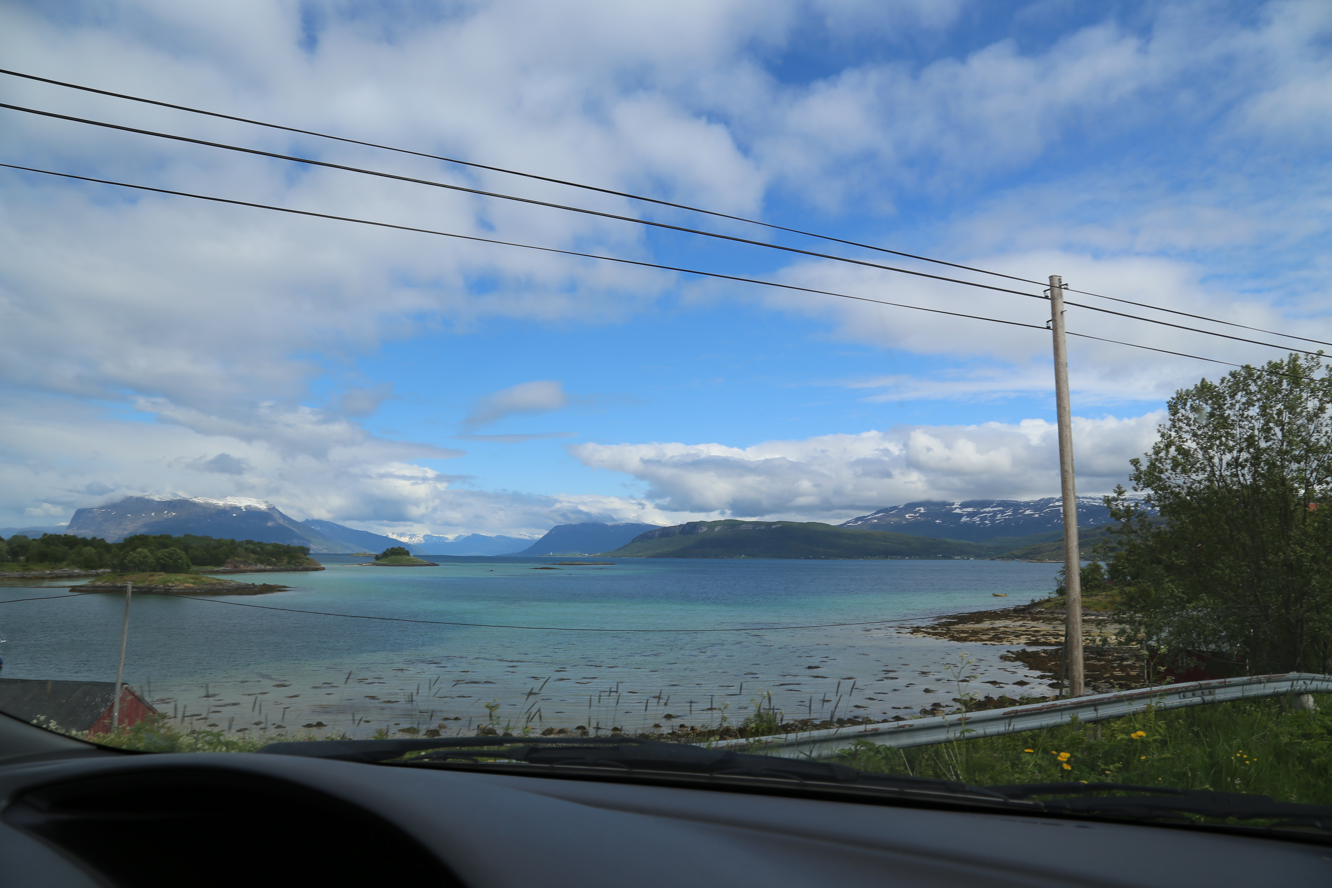 2014 Europe Trip Day 20 - Norway (Kasfjord & Aun: Midnight Sun, Aun, Home Where Andrew M. Israelsen Was Born, Where Andrew M. Israelsen Was Baptized (Kasfjordvatnet Lake), Eilertsen Farm, Harstad / Narvik Evenes Airport, Bergen Airport, 1860 Nordnes Home)