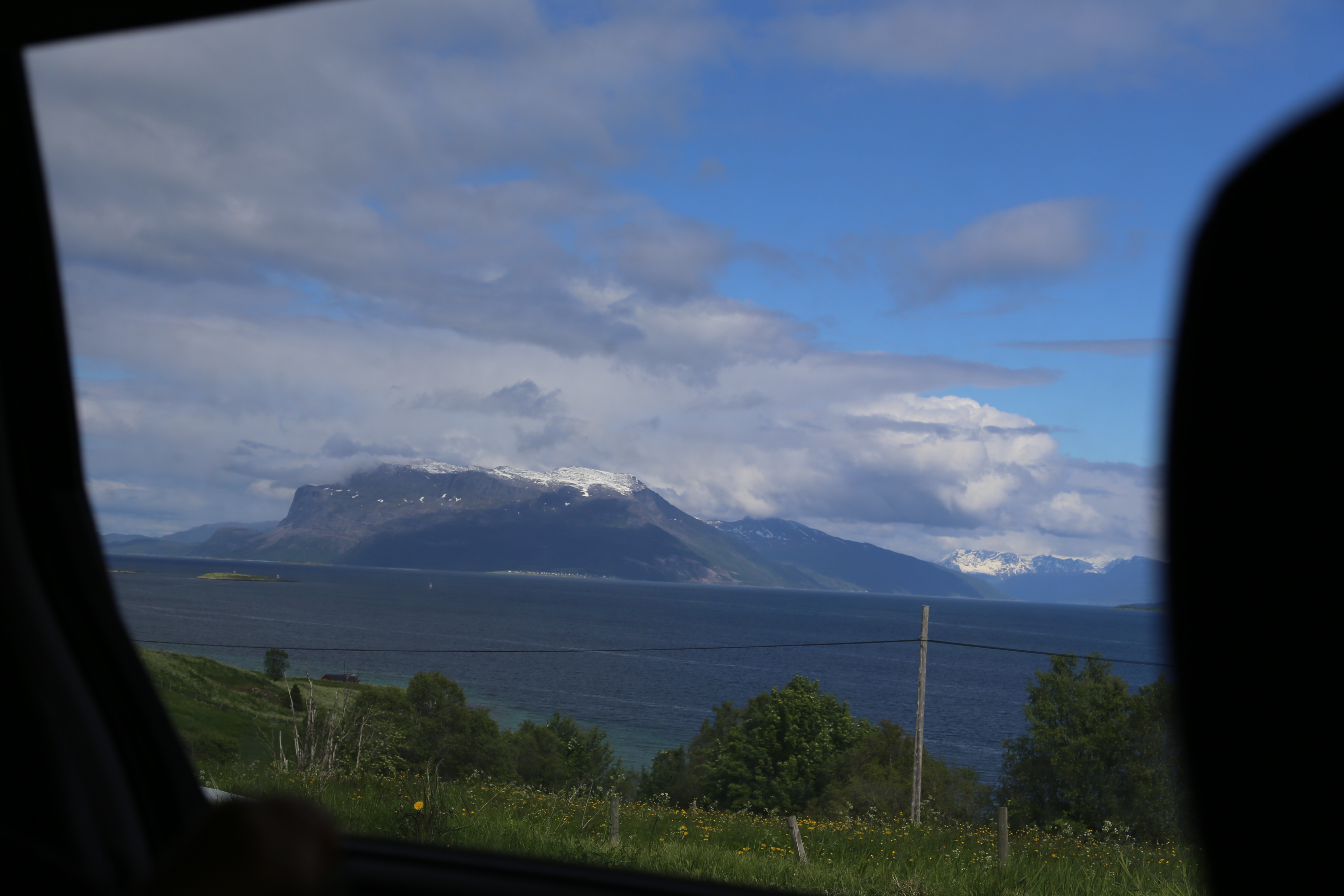 2014 Europe Trip Day 20 - Norway (Kasfjord & Aun: Midnight Sun, Aun, Home Where Andrew M. Israelsen Was Born, Where Andrew M. Israelsen Was Baptized (Kasfjordvatnet Lake), Eilertsen Farm, Harstad / Narvik Evenes Airport, Bergen Airport, 1860 Nordnes Home)