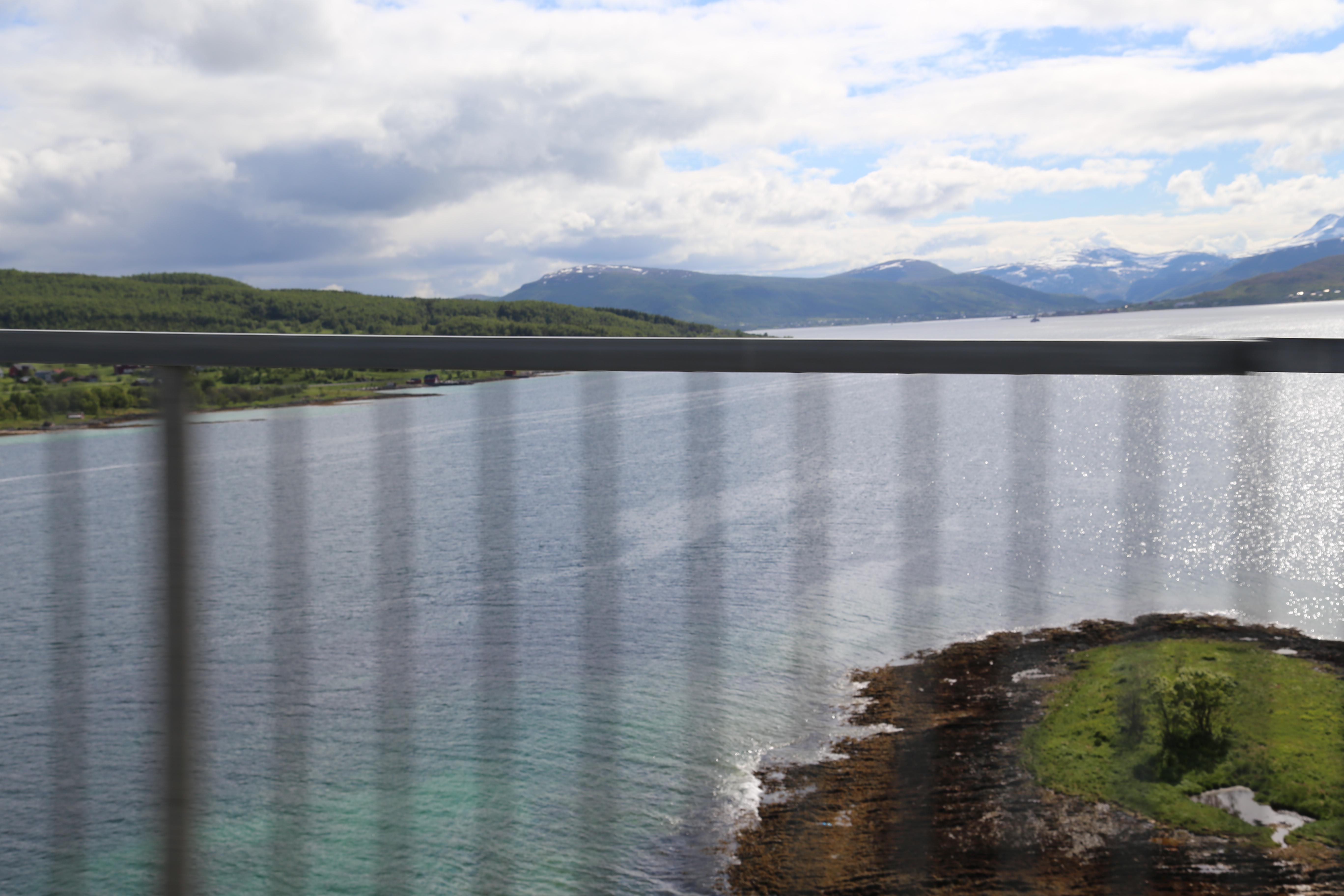 2014 Europe Trip Day 20 - Norway (Kasfjord & Aun: Midnight Sun, Aun, Home Where Andrew M. Israelsen Was Born, Where Andrew M. Israelsen Was Baptized (Kasfjordvatnet Lake), Eilertsen Farm, Harstad / Narvik Evenes Airport, Bergen Airport, 1860 Nordnes Home)