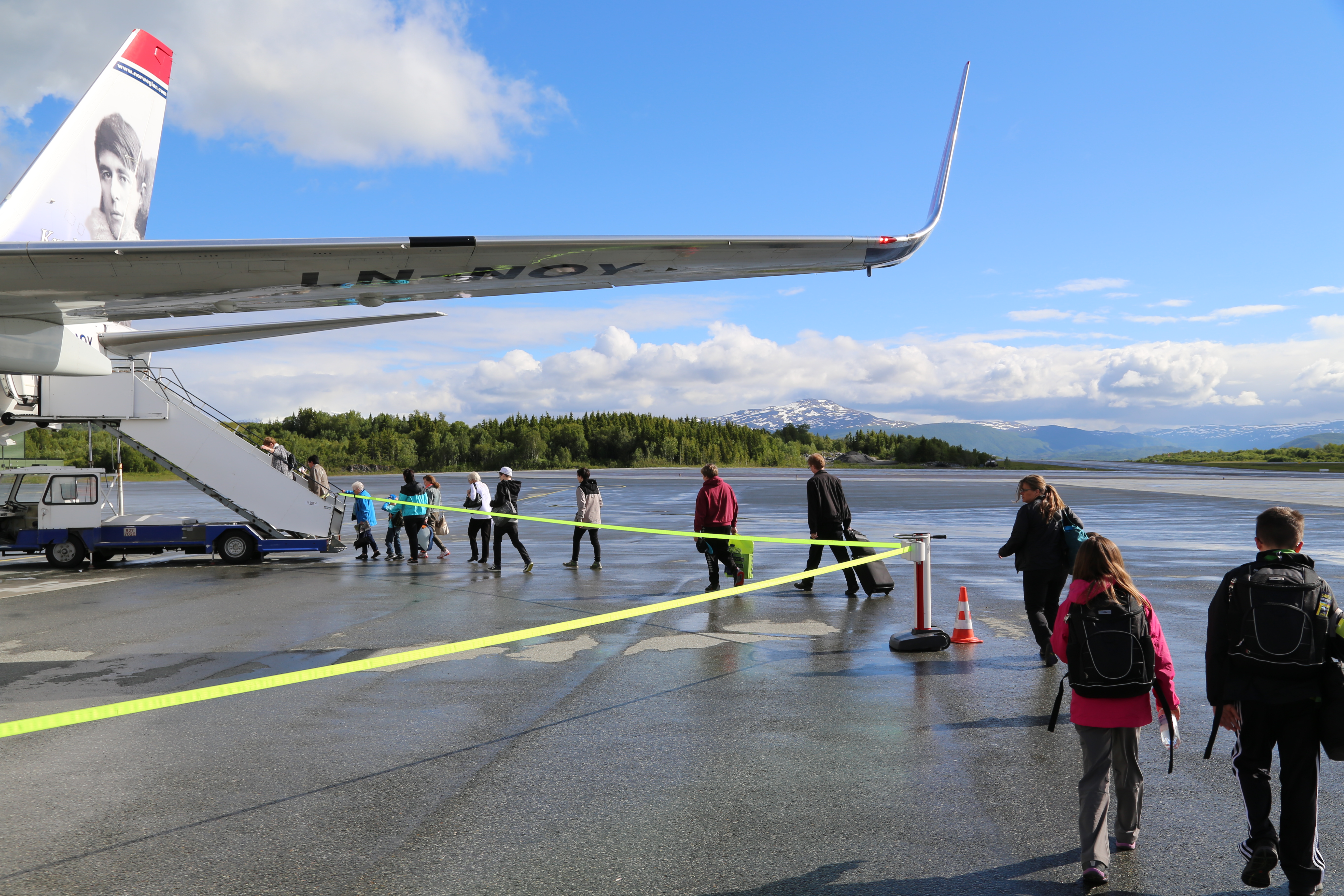 2014 Europe Trip Day 20 - Norway (Kasfjord & Aun: Midnight Sun, Aun, Home Where Andrew M. Israelsen Was Born, Where Andrew M. Israelsen Was Baptized (Kasfjordvatnet Lake), Eilertsen Farm, Harstad / Narvik Evenes Airport, Bergen Airport, 1860 Nordnes Home)