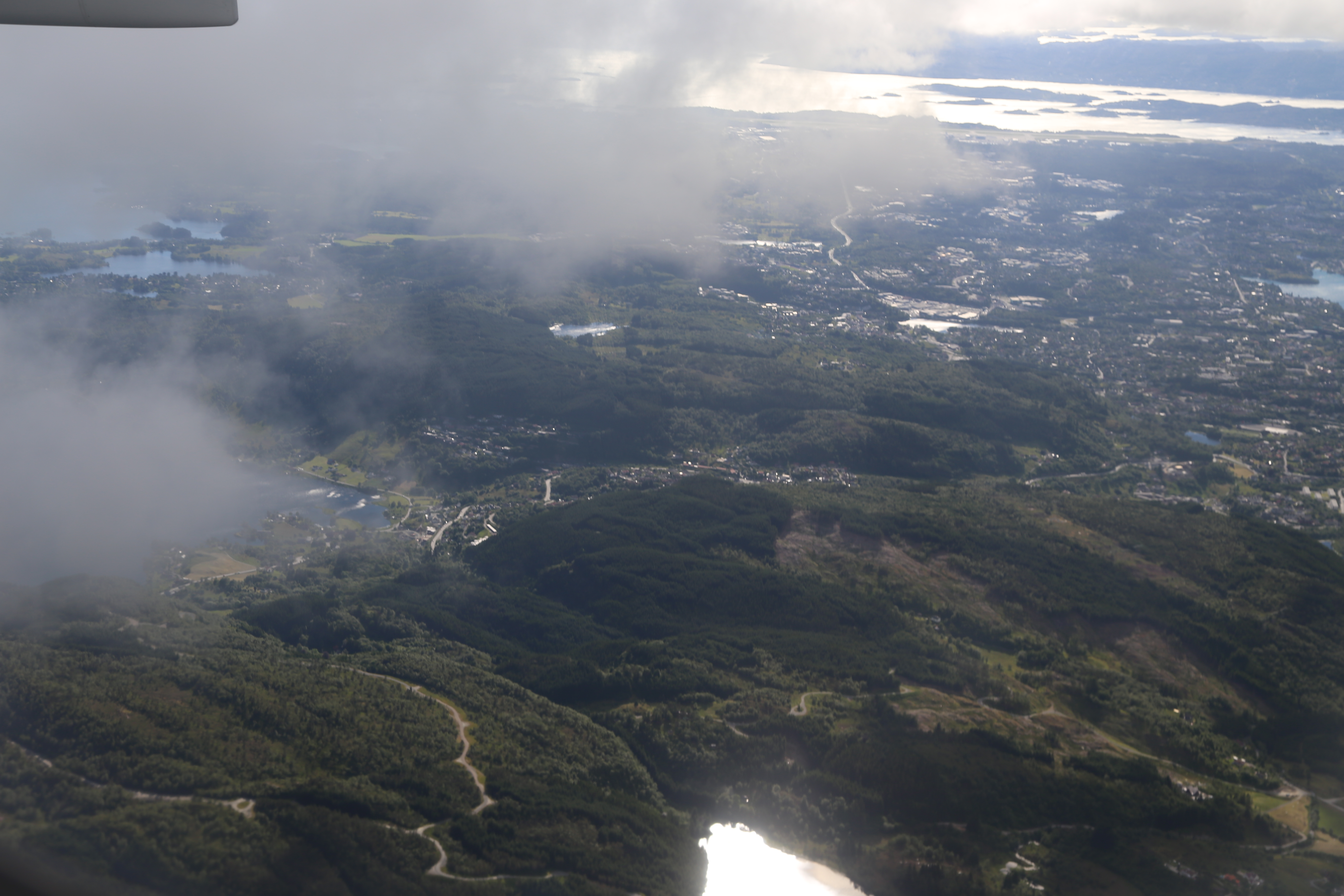 2014 Europe Trip Day 20 - Norway (Kasfjord & Aun: Midnight Sun, Aun, Home Where Andrew M. Israelsen Was Born, Where Andrew M. Israelsen Was Baptized (Kasfjordvatnet Lake), Eilertsen Farm, Harstad / Narvik Evenes Airport, Bergen Airport, 1860 Nordnes Home)