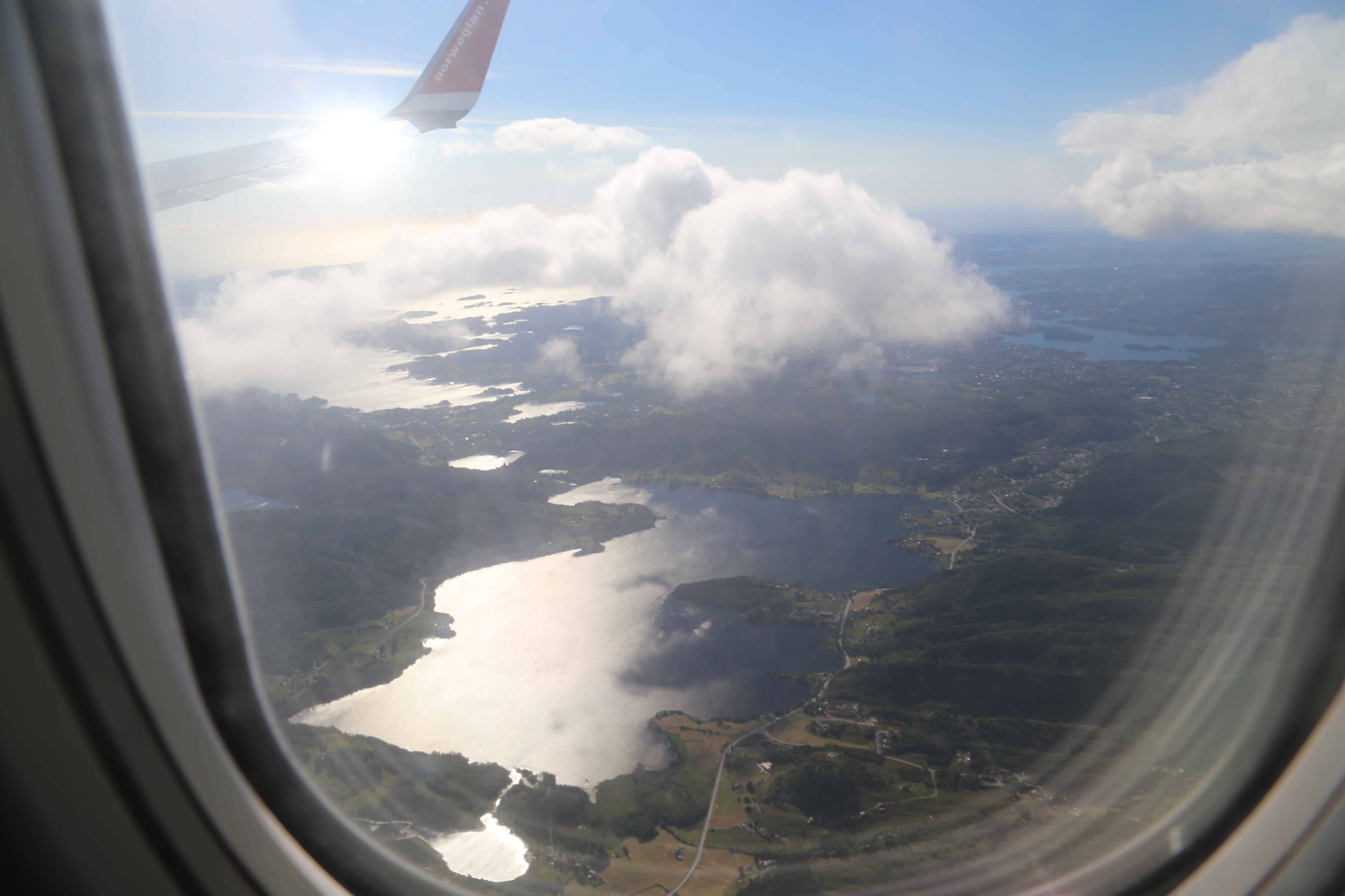 2014 Europe Trip Day 20 - Norway (Kasfjord & Aun: Midnight Sun, Aun, Home Where Andrew M. Israelsen Was Born, Where Andrew M. Israelsen Was Baptized (Kasfjordvatnet Lake), Eilertsen Farm, Harstad / Narvik Evenes Airport, Bergen Airport, 1860 Nordnes Home)