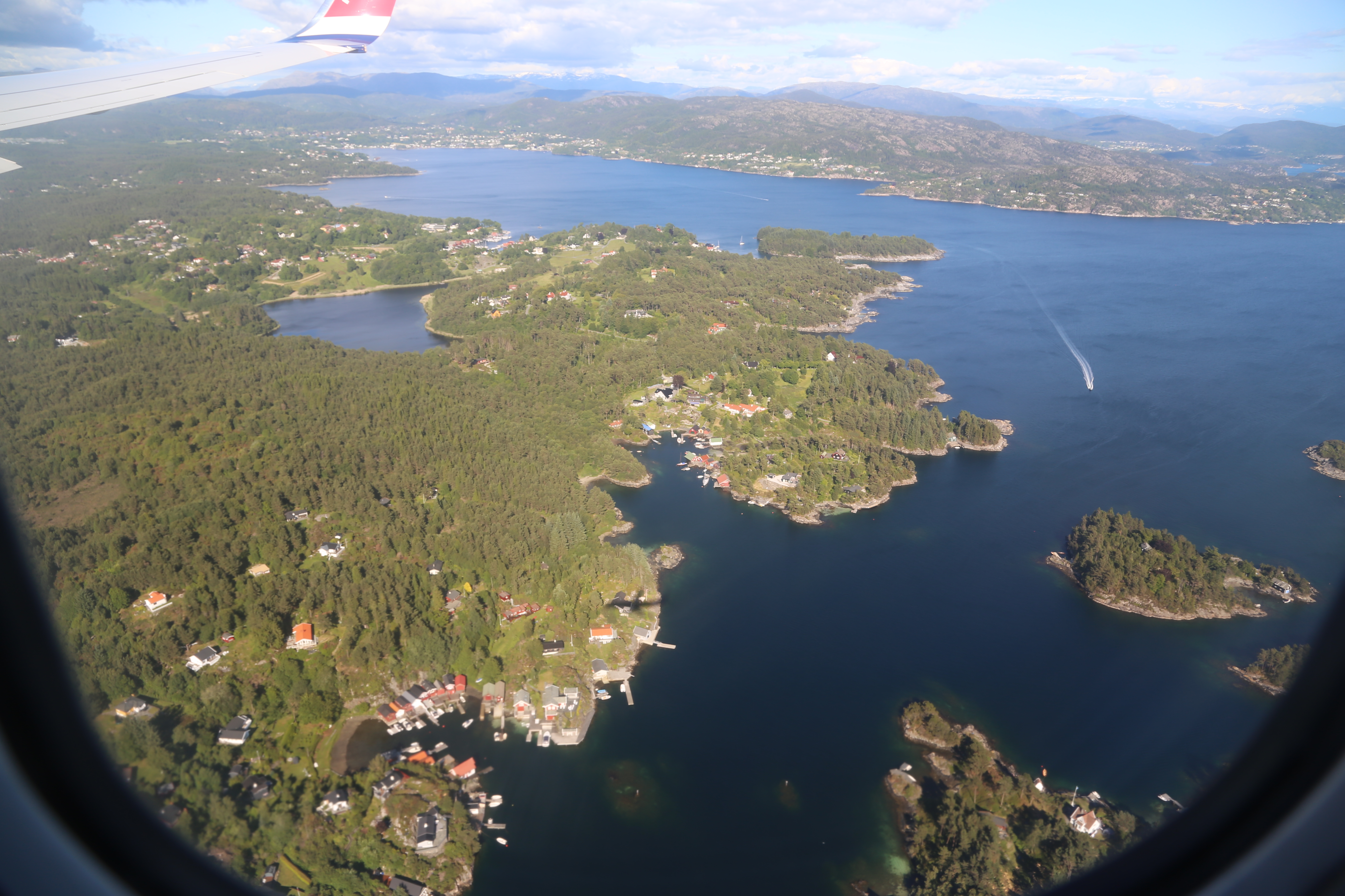 2014 Europe Trip Day 20 - Norway (Kasfjord & Aun: Midnight Sun, Aun, Home Where Andrew M. Israelsen Was Born, Where Andrew M. Israelsen Was Baptized (Kasfjordvatnet Lake), Eilertsen Farm, Harstad / Narvik Evenes Airport, Bergen Airport, 1860 Nordnes Home)