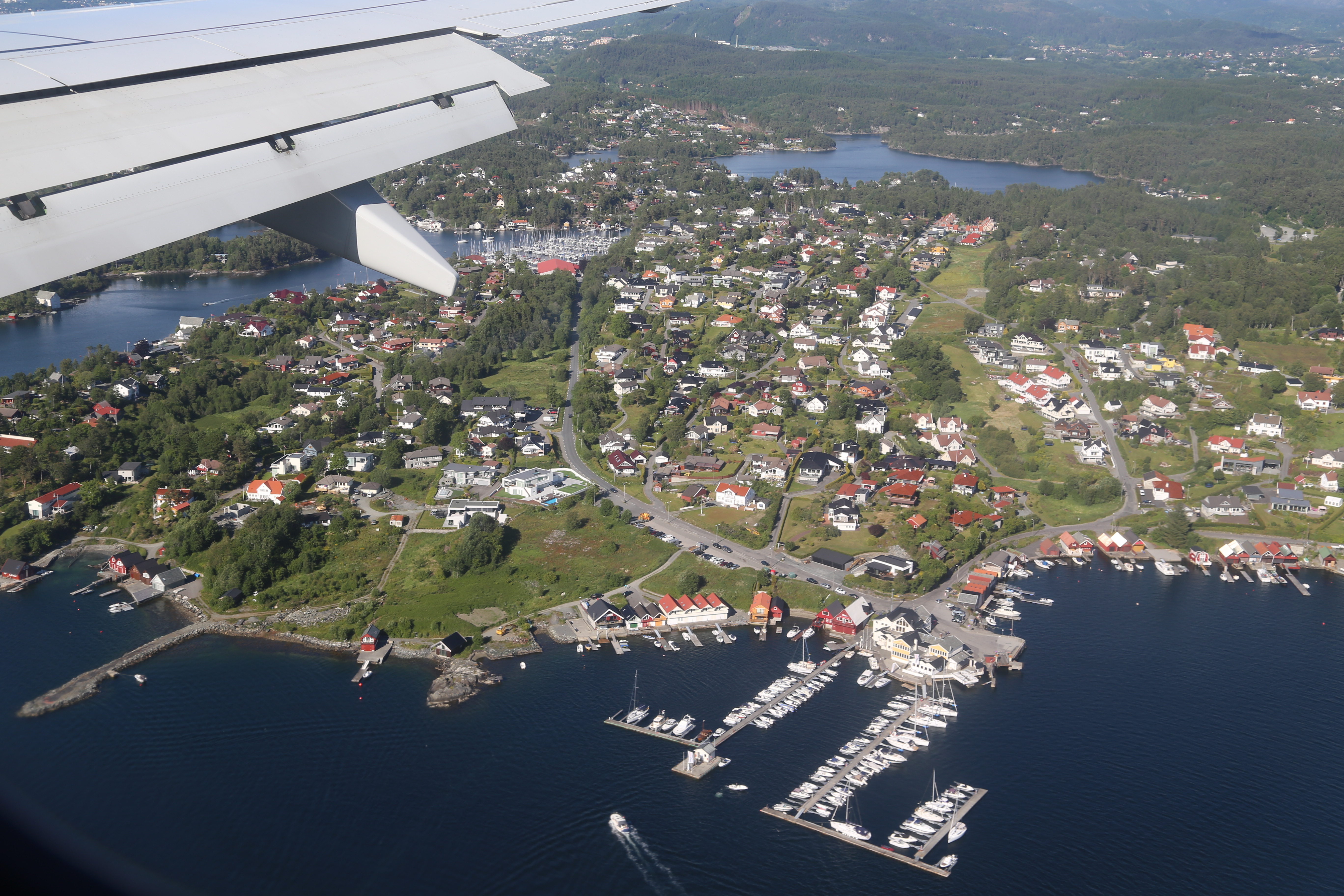 2014 Europe Trip Day 20 - Norway (Kasfjord & Aun: Midnight Sun, Aun, Home Where Andrew M. Israelsen Was Born, Where Andrew M. Israelsen Was Baptized (Kasfjordvatnet Lake), Eilertsen Farm, Harstad / Narvik Evenes Airport, Bergen Airport, 1860 Nordnes Home)