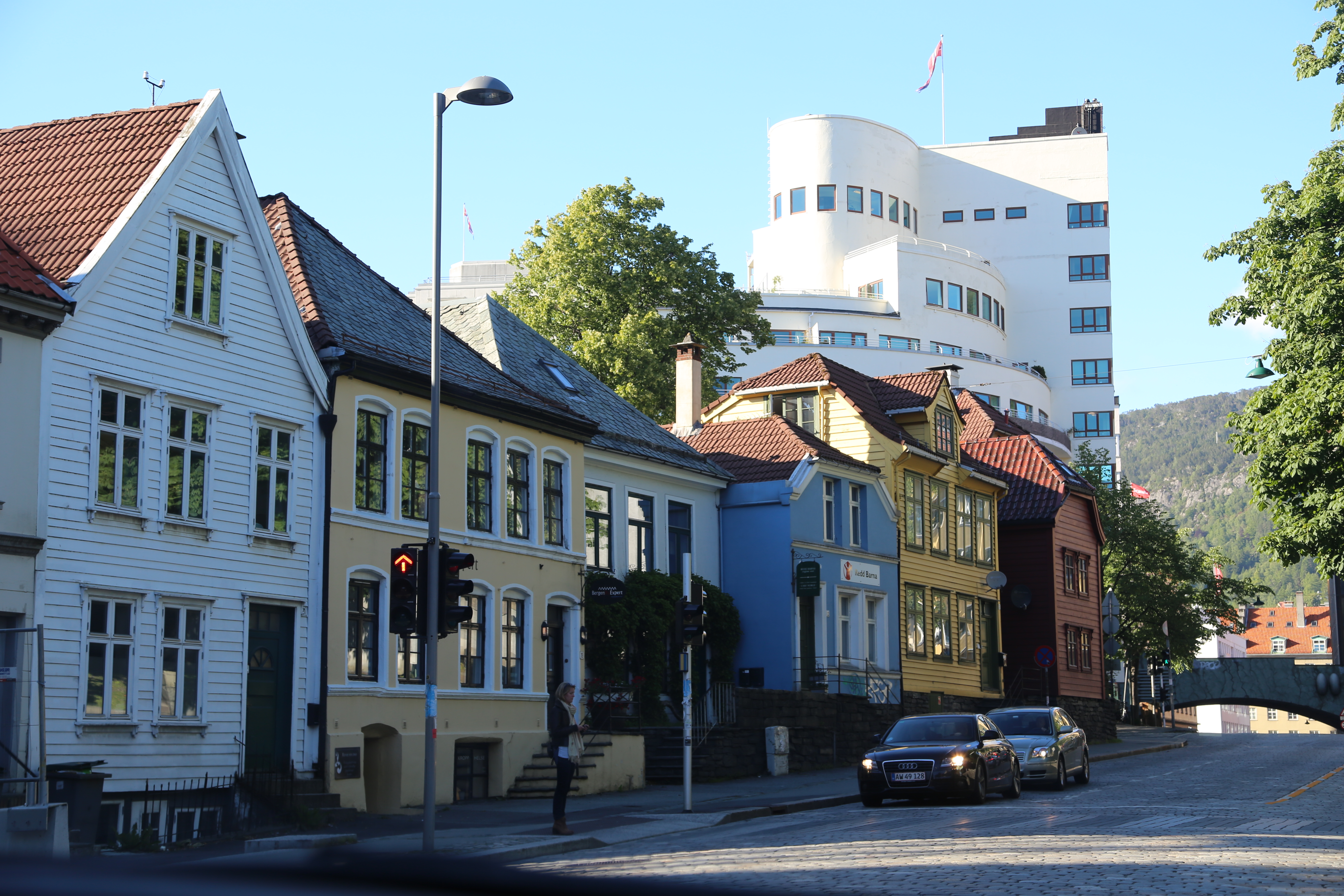 2014 Europe Trip Day 20 - Norway (Kasfjord & Aun: Midnight Sun, Aun, Home Where Andrew M. Israelsen Was Born, Where Andrew M. Israelsen Was Baptized (Kasfjordvatnet Lake), Eilertsen Farm, Harstad / Narvik Evenes Airport, Bergen Airport, 1860 Nordnes Home)