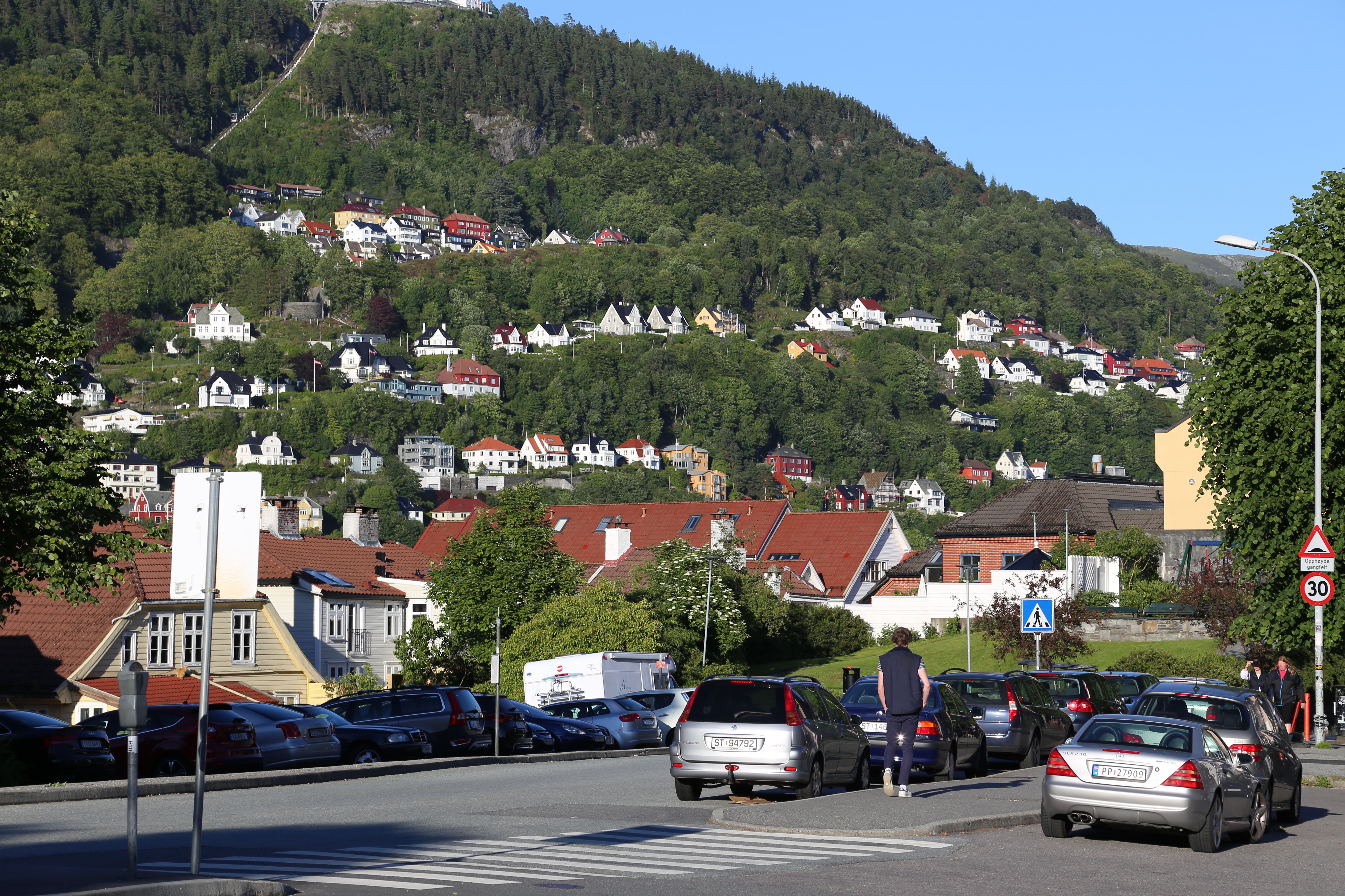 2014 Europe Trip Day 20 - Norway (Kasfjord & Aun: Midnight Sun, Aun, Home Where Andrew M. Israelsen Was Born, Where Andrew M. Israelsen Was Baptized (Kasfjordvatnet Lake), Eilertsen Farm, Harstad / Narvik Evenes Airport, Bergen Airport, 1860 Nordnes Home)