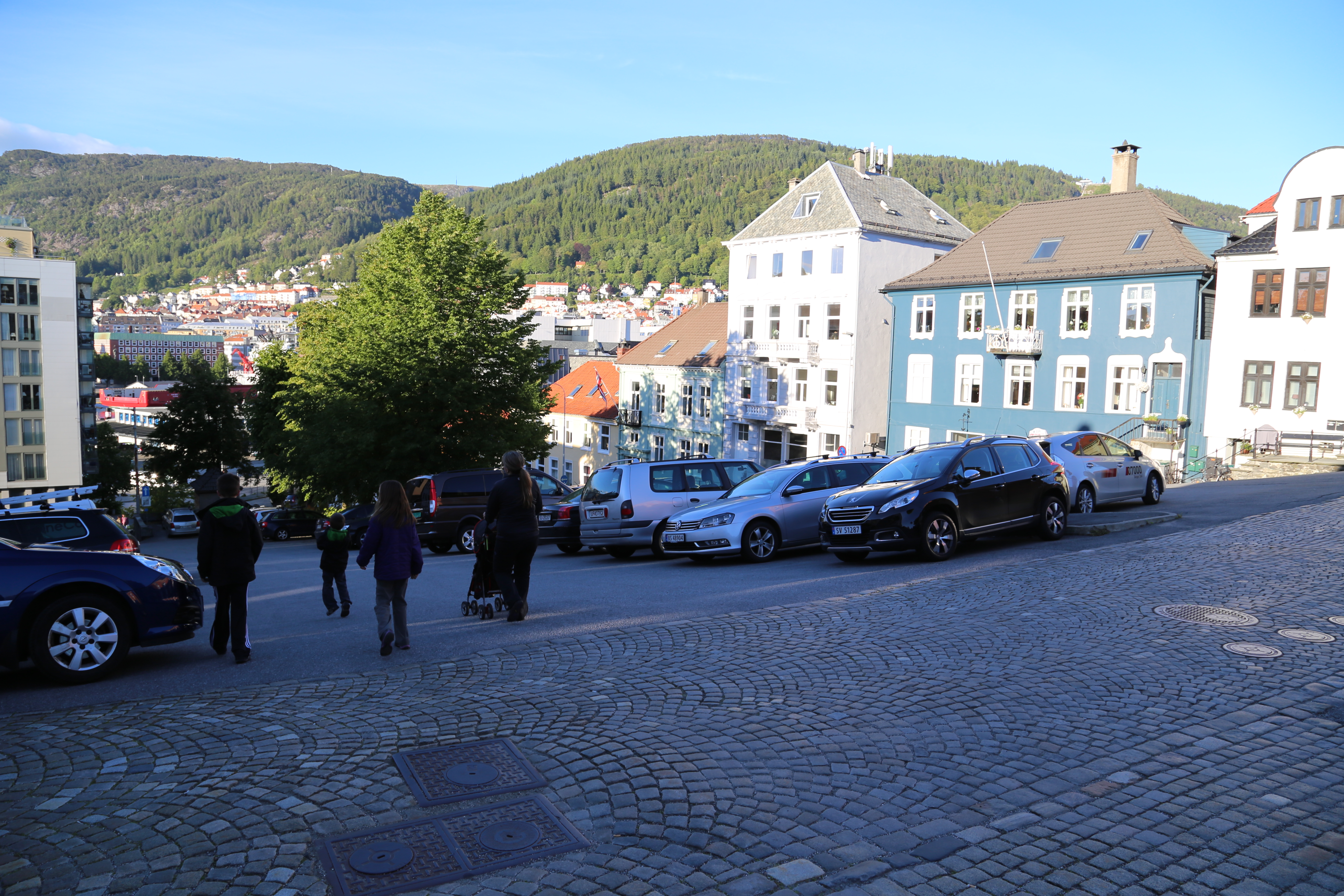 2014 Europe Trip Day 20 - Norway (Kasfjord & Aun: Midnight Sun, Aun, Home Where Andrew M. Israelsen Was Born, Where Andrew M. Israelsen Was Baptized (Kasfjordvatnet Lake), Eilertsen Farm, Harstad / Narvik Evenes Airport, Bergen Airport, 1860 Nordnes Home)