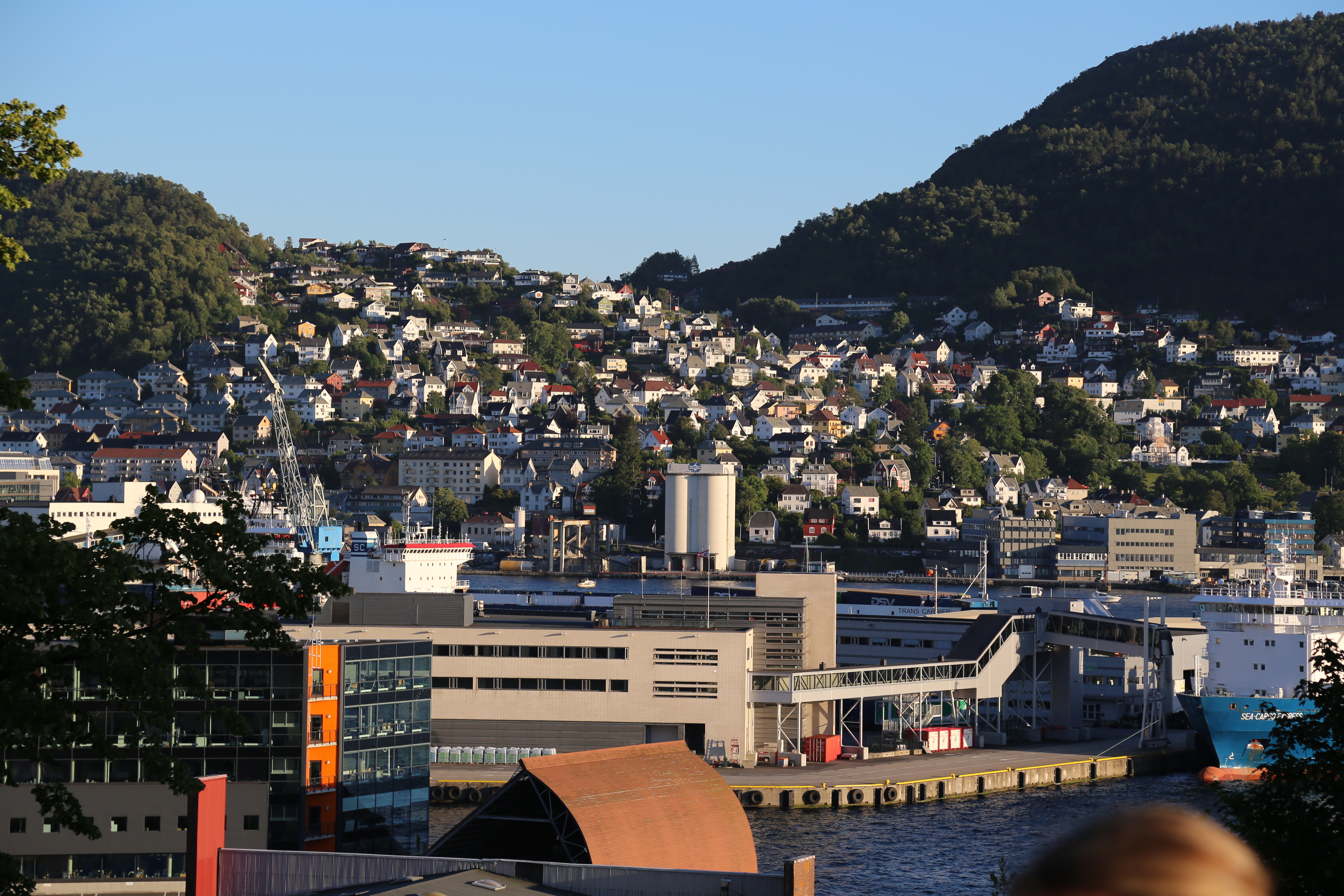 2014 Europe Trip Day 20 - Norway (Kasfjord & Aun: Midnight Sun, Aun, Home Where Andrew M. Israelsen Was Born, Where Andrew M. Israelsen Was Baptized (Kasfjordvatnet Lake), Eilertsen Farm, Harstad / Narvik Evenes Airport, Bergen Airport, 1860 Nordnes Home)