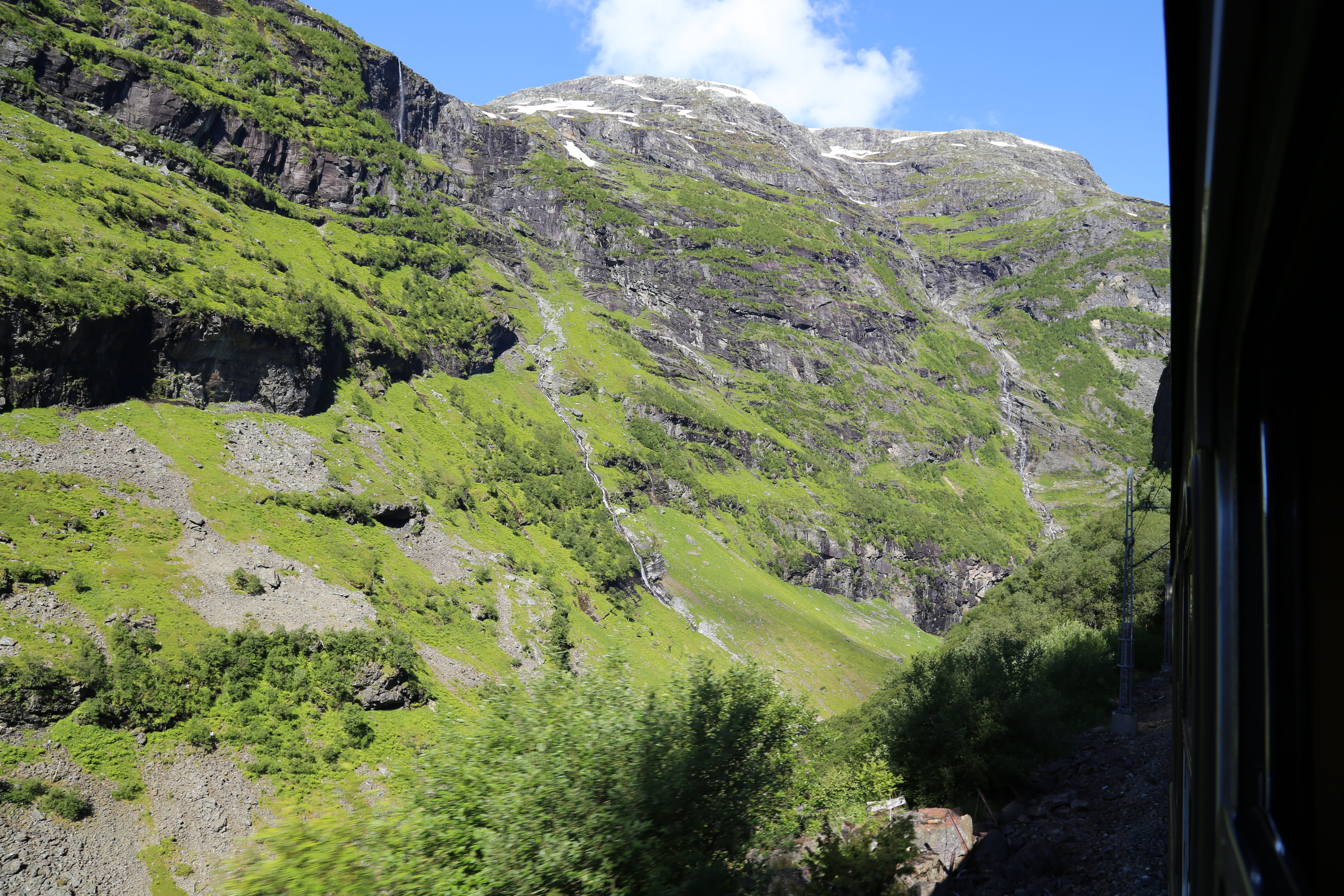 2014 Europe Trip Day 21 - Norway (Norway in a Nutshell (Roundtrip from Bergen via Myrdal): Train Bergen-Myrdal, The Flåm Railway, Fjord Cruise Flam-Gudvangen, Nærøyfjord (Narrowest Fjord in World), Bus Gudvangen-Voss, Train Voss-Bergen)